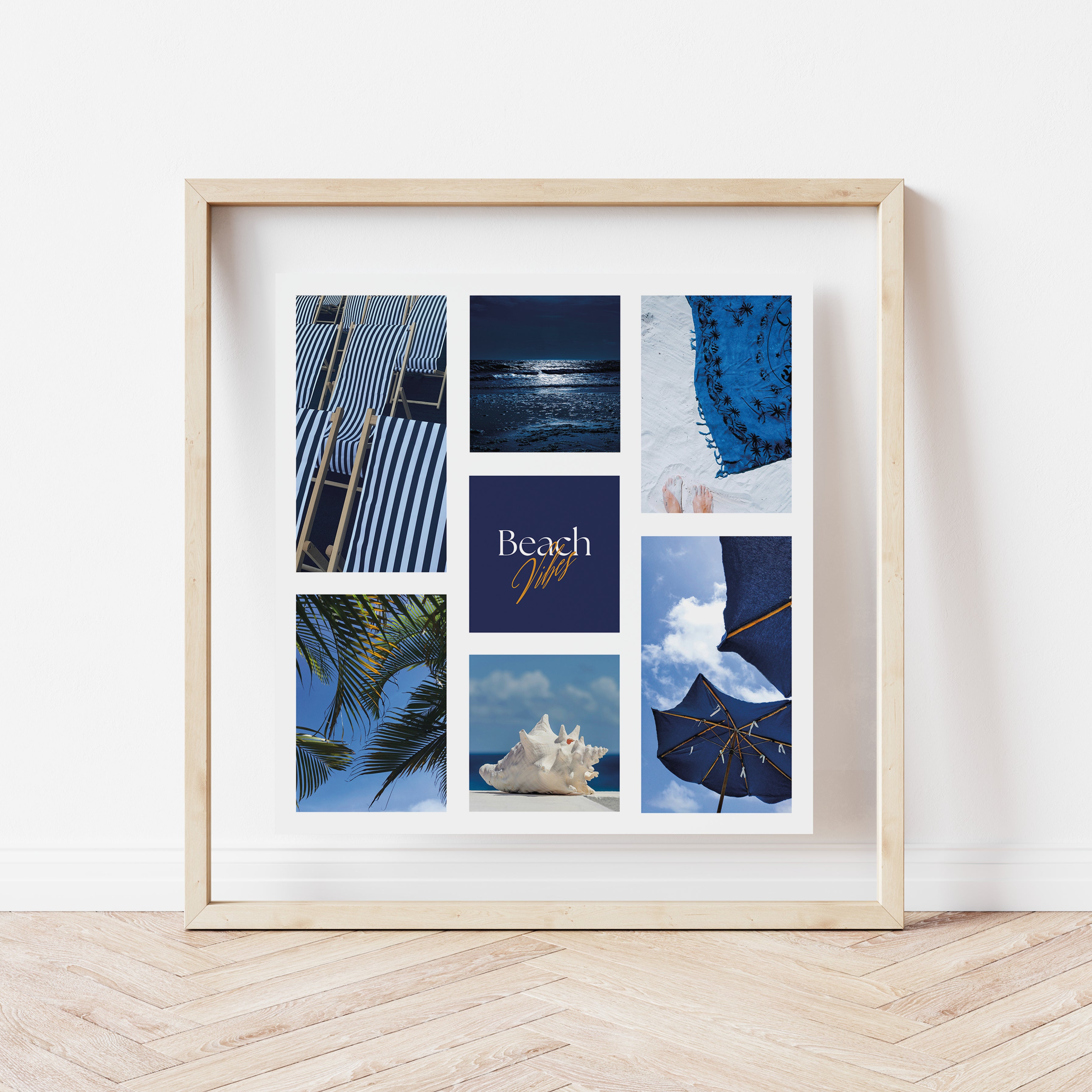 Póster digital Mar & Playa - Colección Beach Vibes N° 1