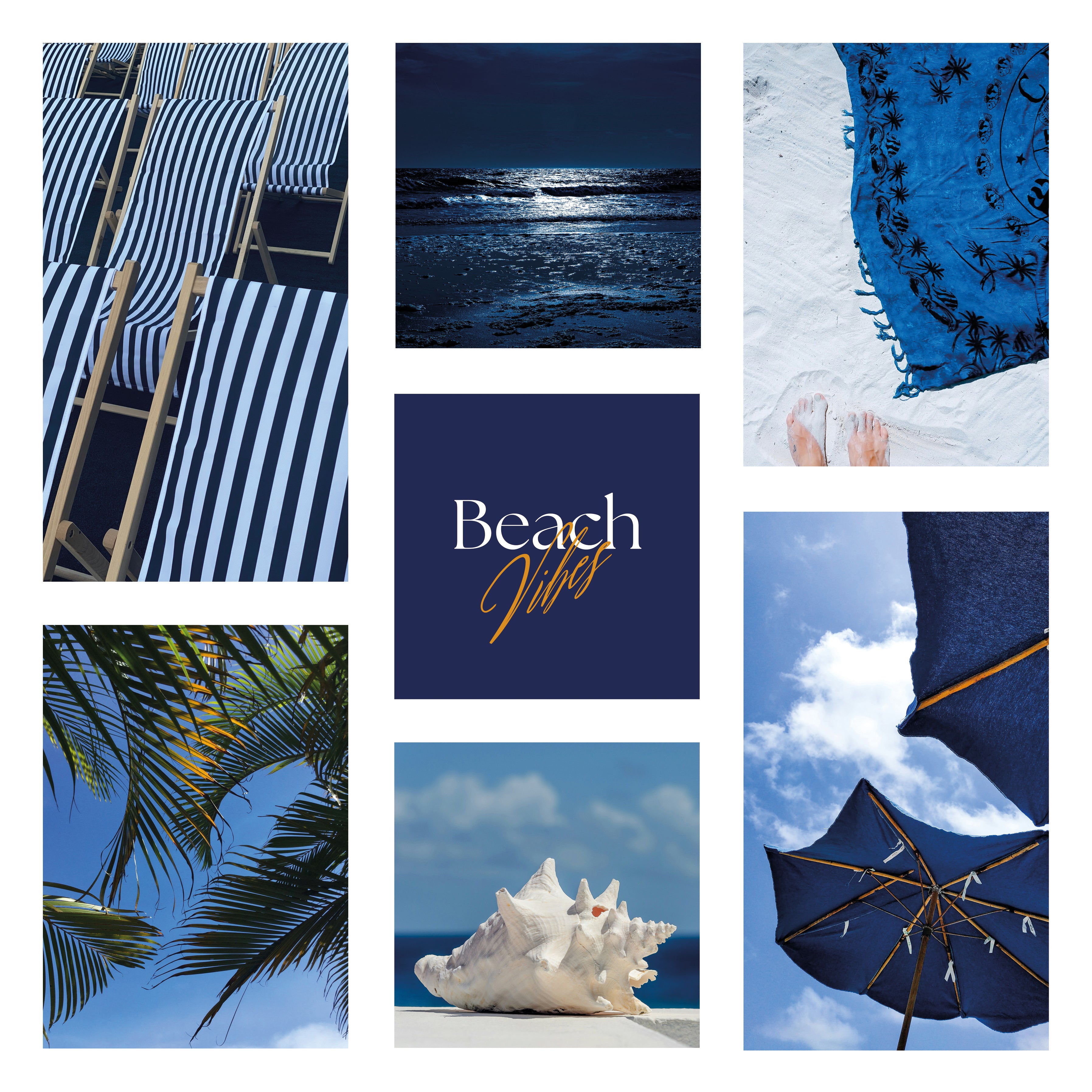 Póster digital Mar & Playa - Colección Beach Vibes N° 1