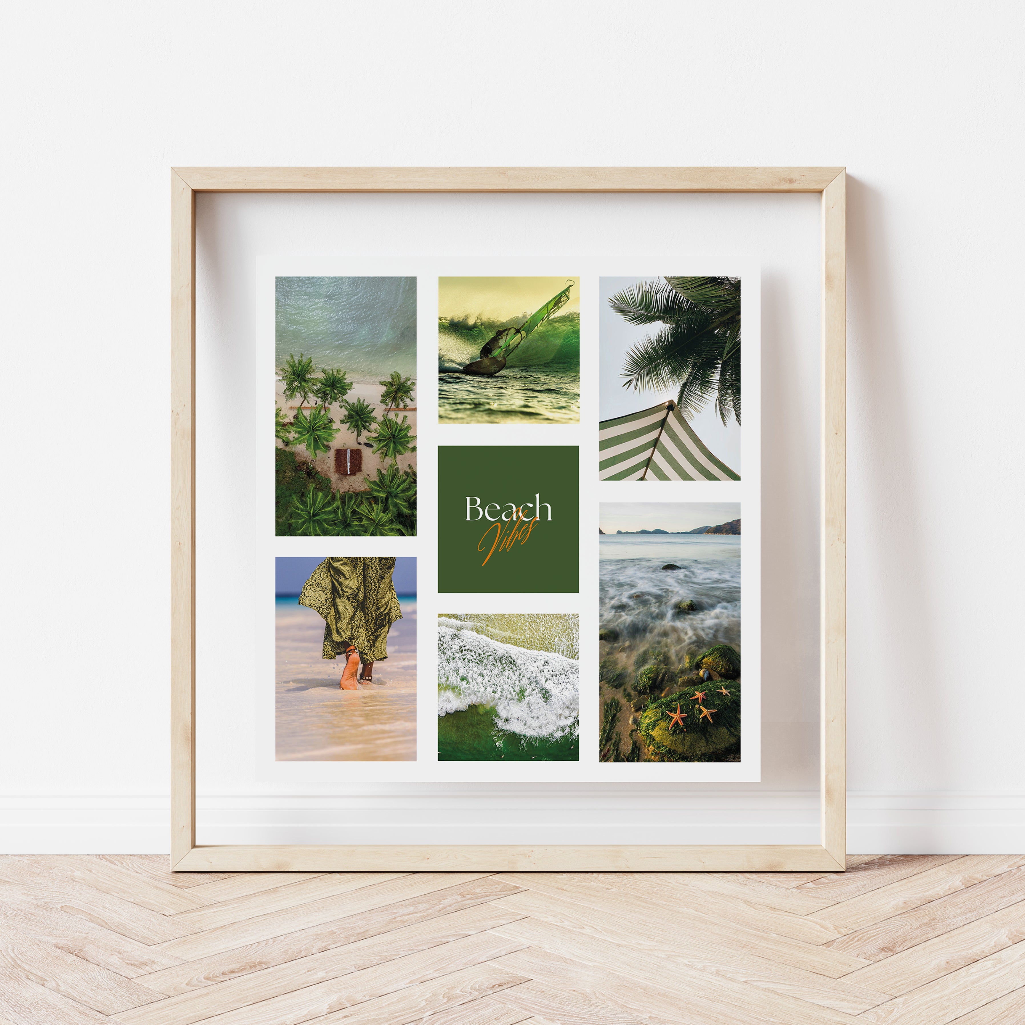Póster digital Mar & Playa - Colección Beach Vibes N° 1