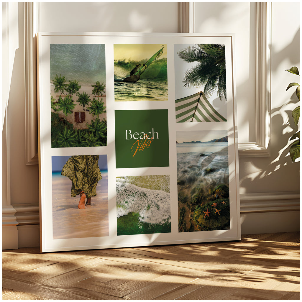 Póster digital Mar & Playa - Colección Beach Vibes N° 1