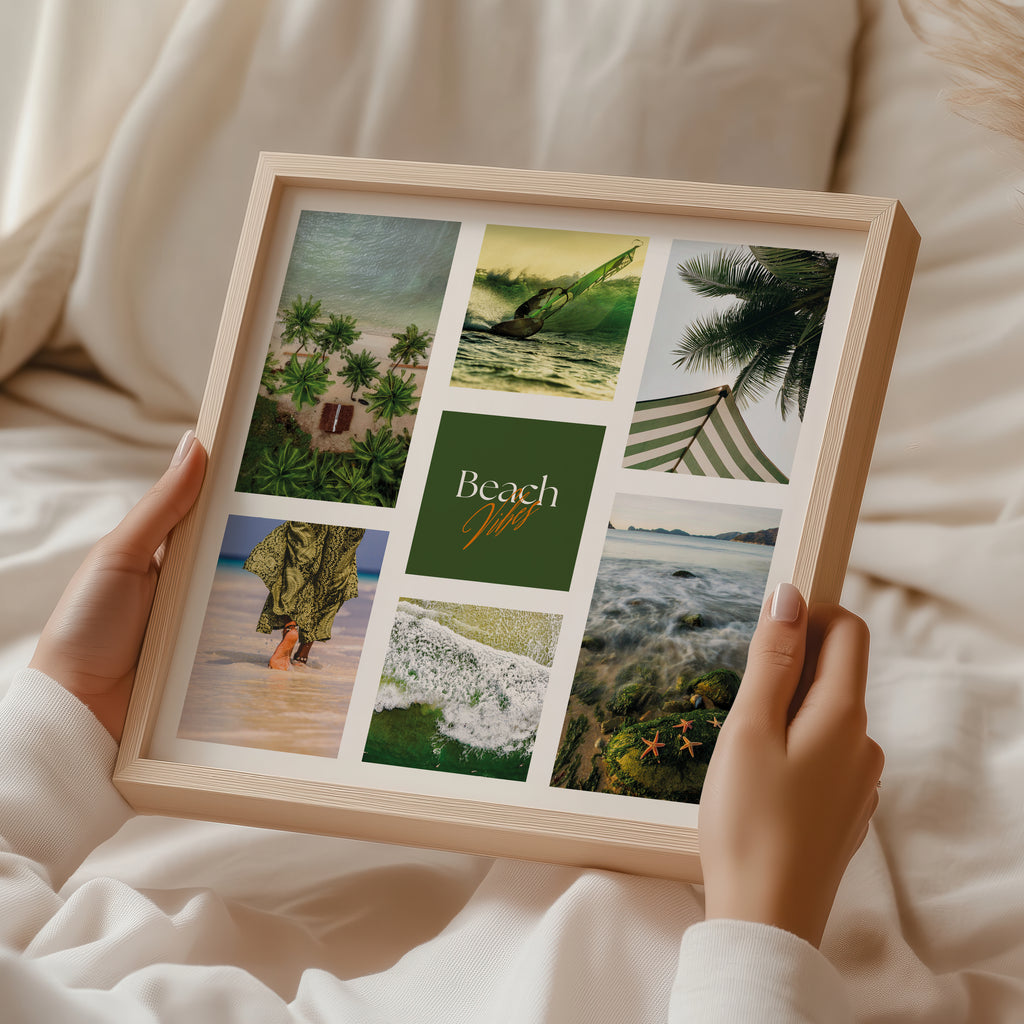 Póster digital Mar & Playa - Colección Beach Vibes N° 1