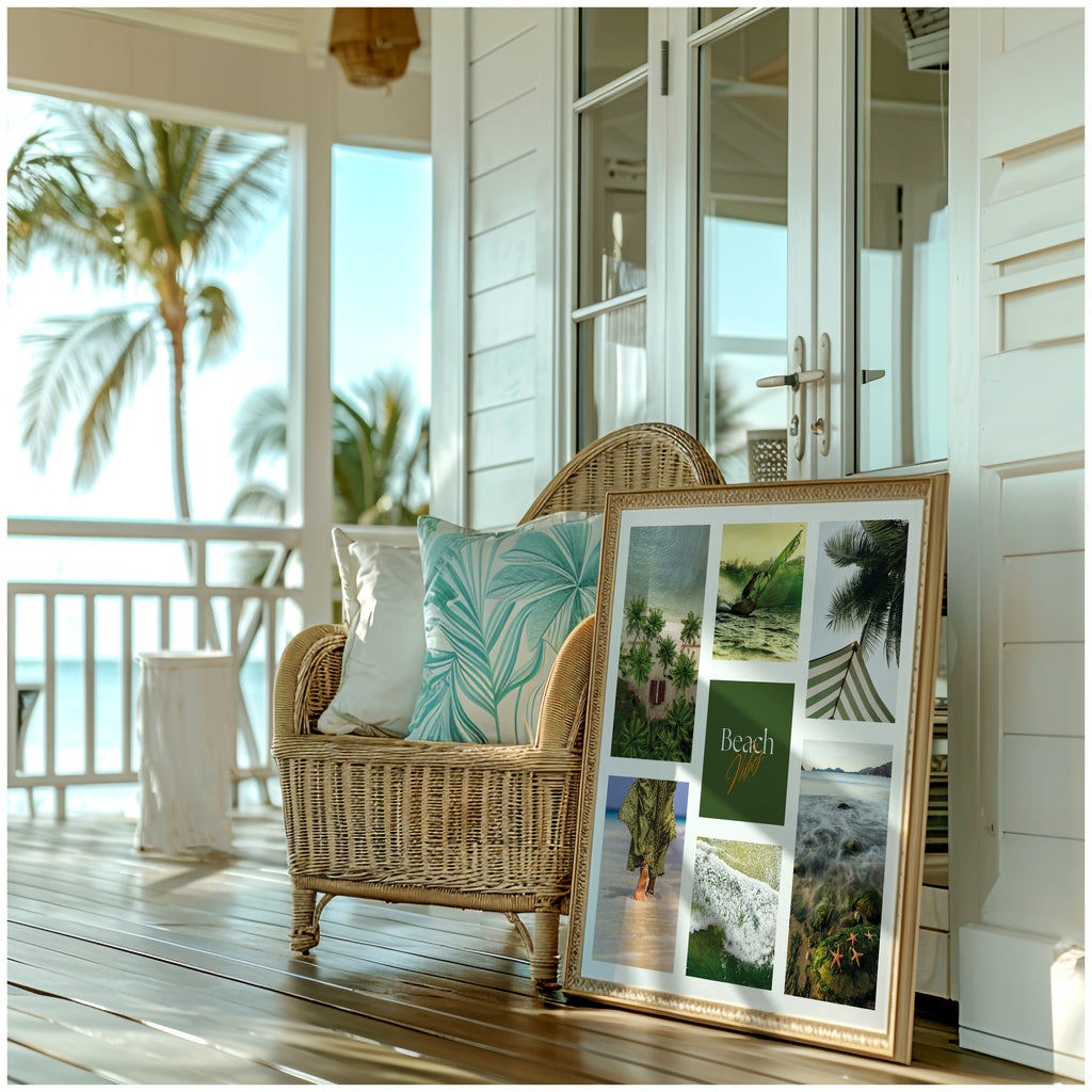 Póster digital Mar & Playa - Colección Beach Vibes N° 1