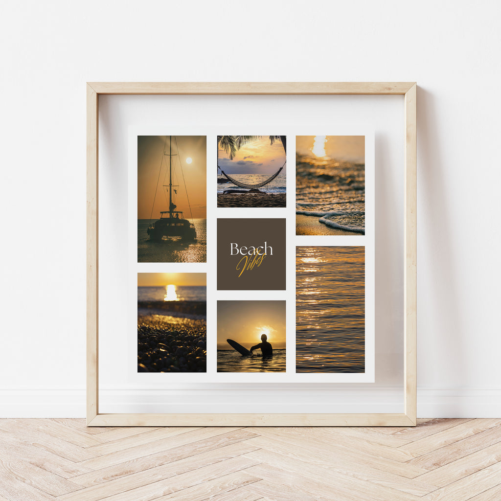Affiche digitale Mer & Plage - Collection Beach Vibes N° 28