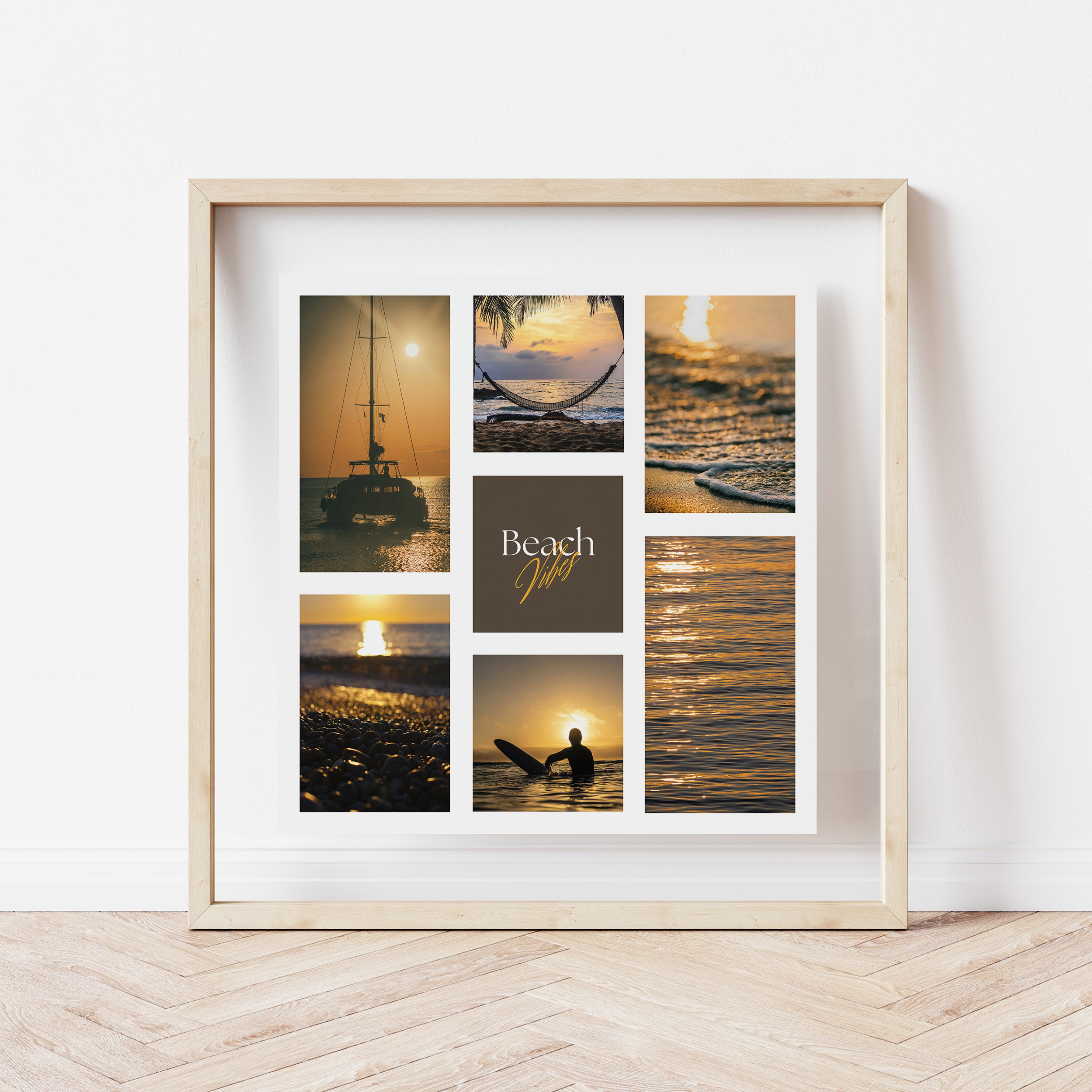Póster digital Mar & Playa - Colección Beach Vibes N° 1