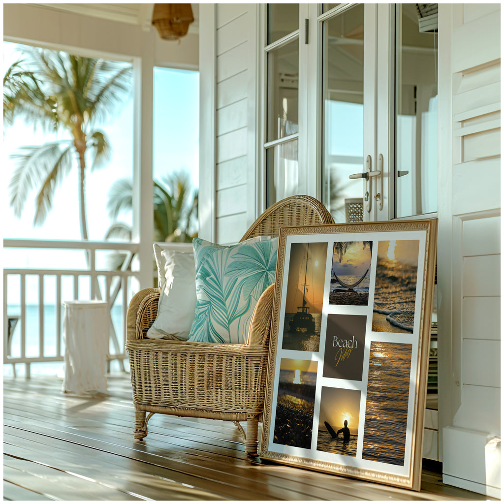 Affiche digitale Mer & Plage - Collection Beach Vibes N° 28