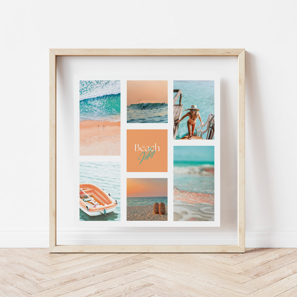 Affiche digitale Mer & Plage - Collection Beach Vibes N° 29