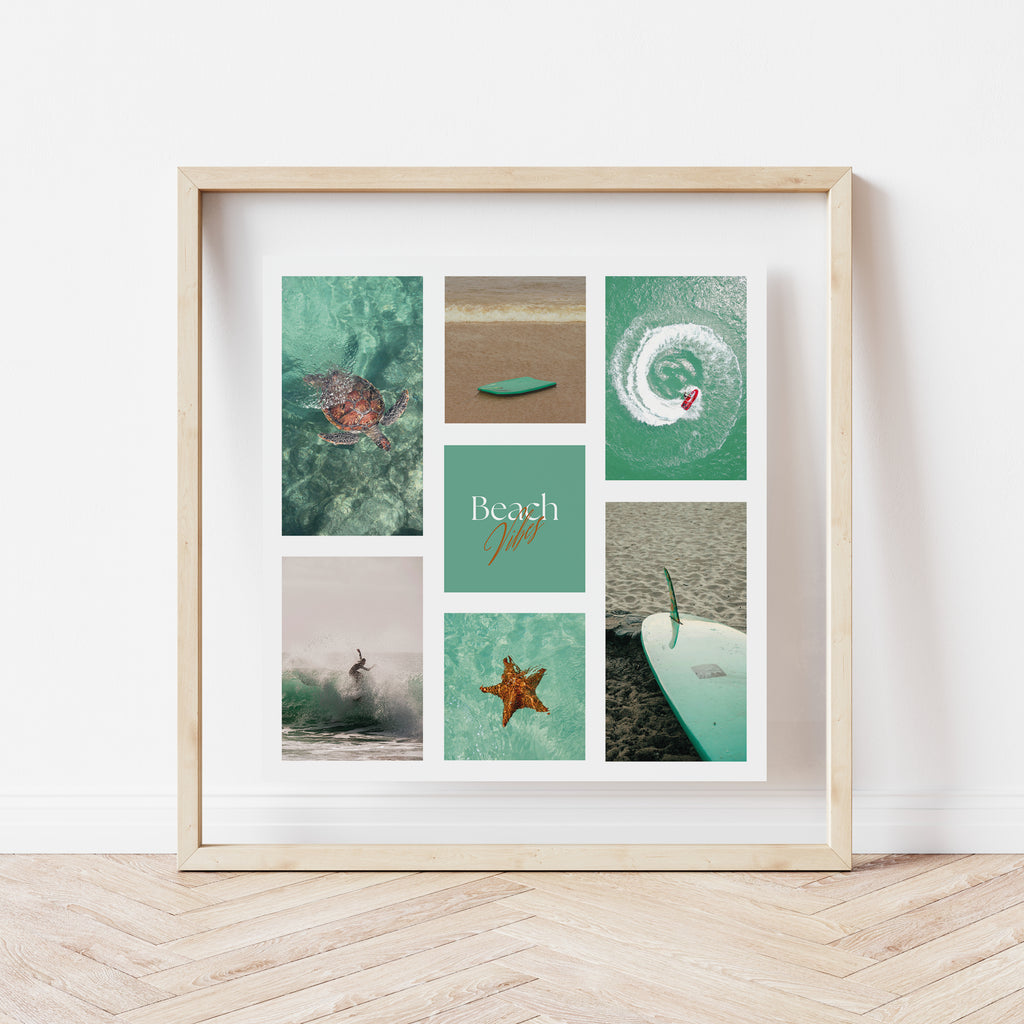 Affiche digitale Mer & Plage - Collection Beach Vibes N° 31