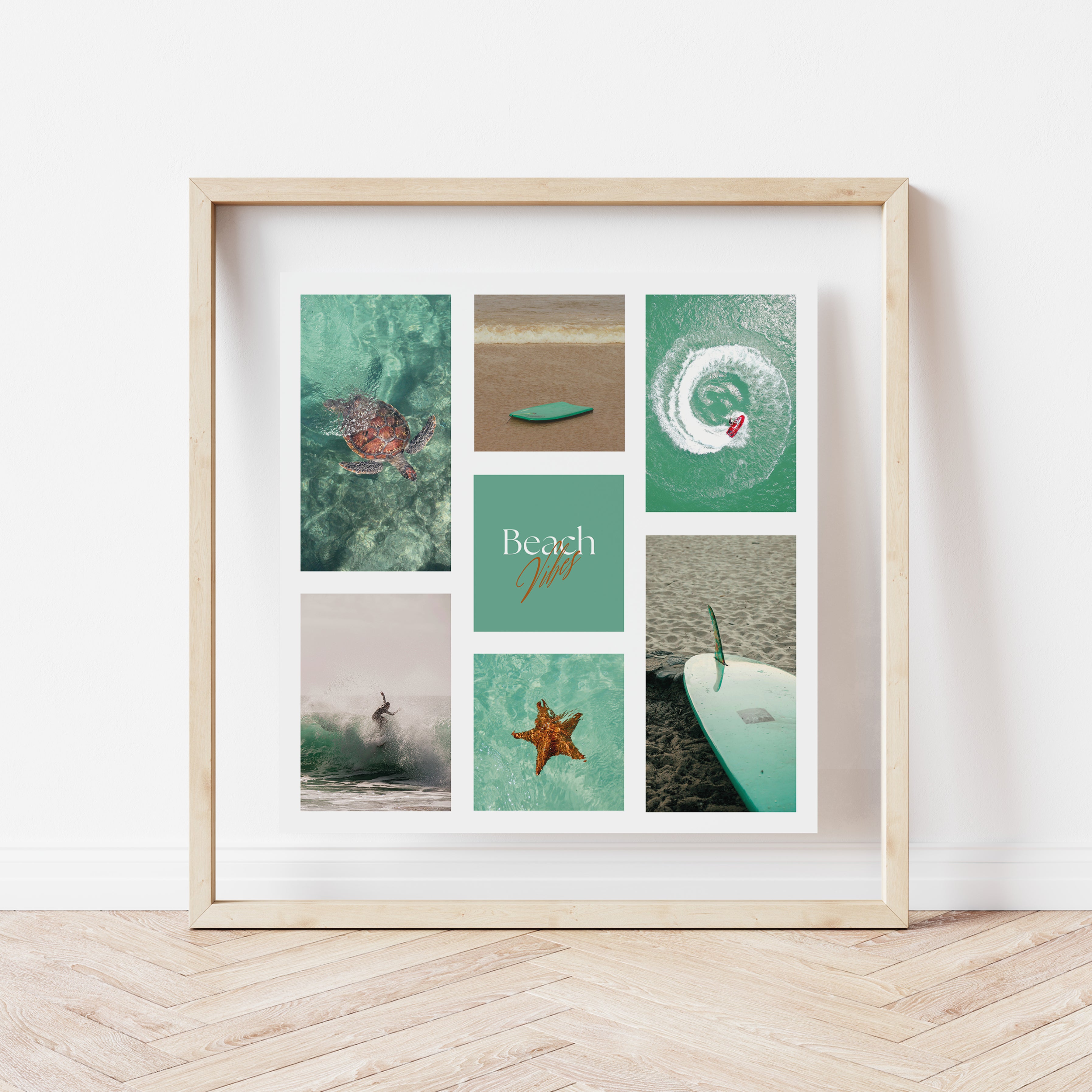 Póster digital Mar & Playa - Colección Beach Vibes N° 1