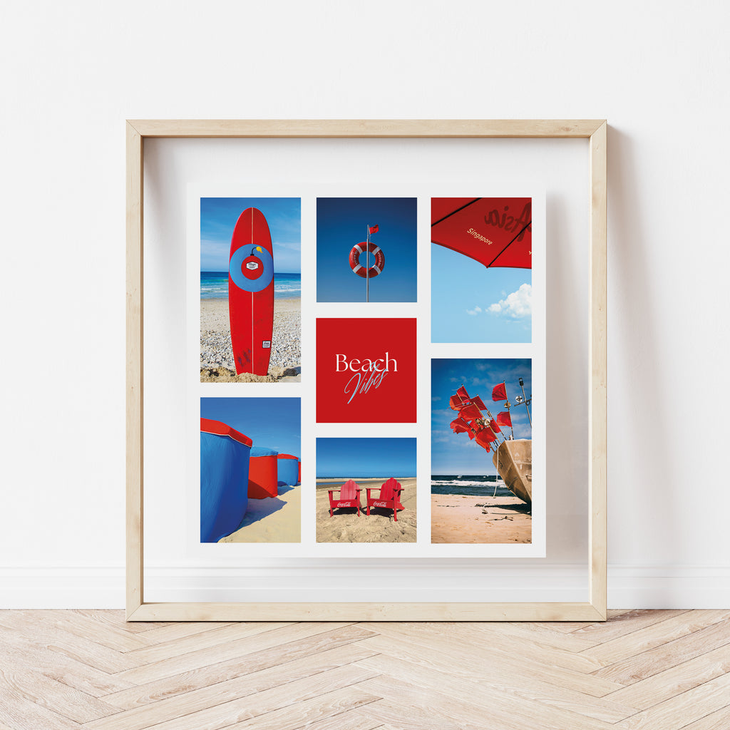 Póster digital Mar & Playa - Colección Beach Vibes N° 1