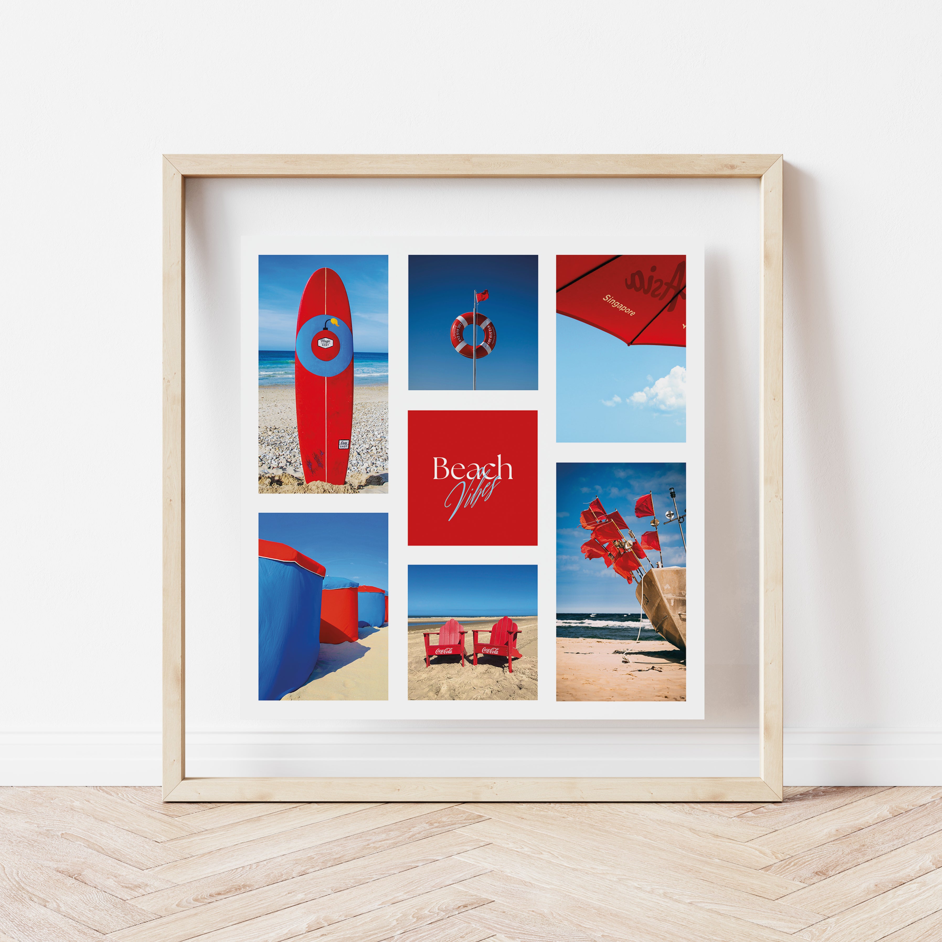 Póster digital Mar & Playa - Colección Beach Vibes N° 1