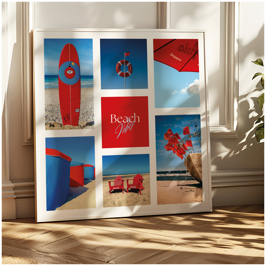 Póster digital Mar & Playa - Colección Beach Vibes N° 1