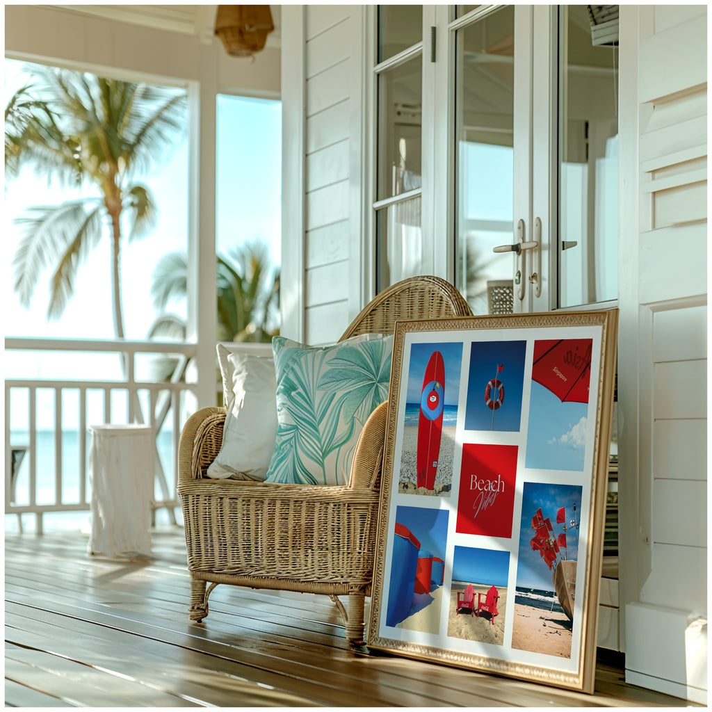 Póster digital Mar & Playa - Colección Beach Vibes N° 1