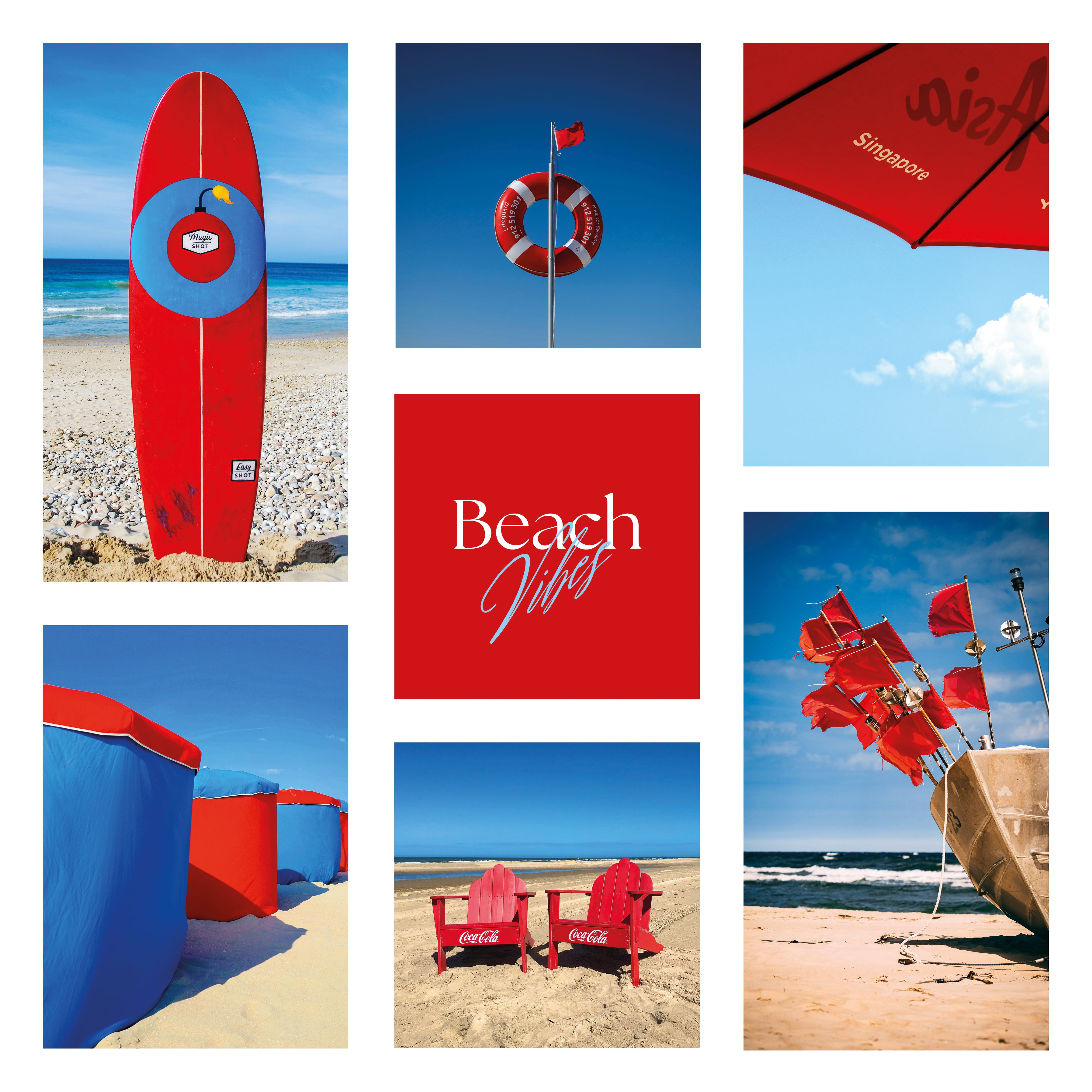 Póster digital Mar & Playa - Colección Beach Vibes N° 1