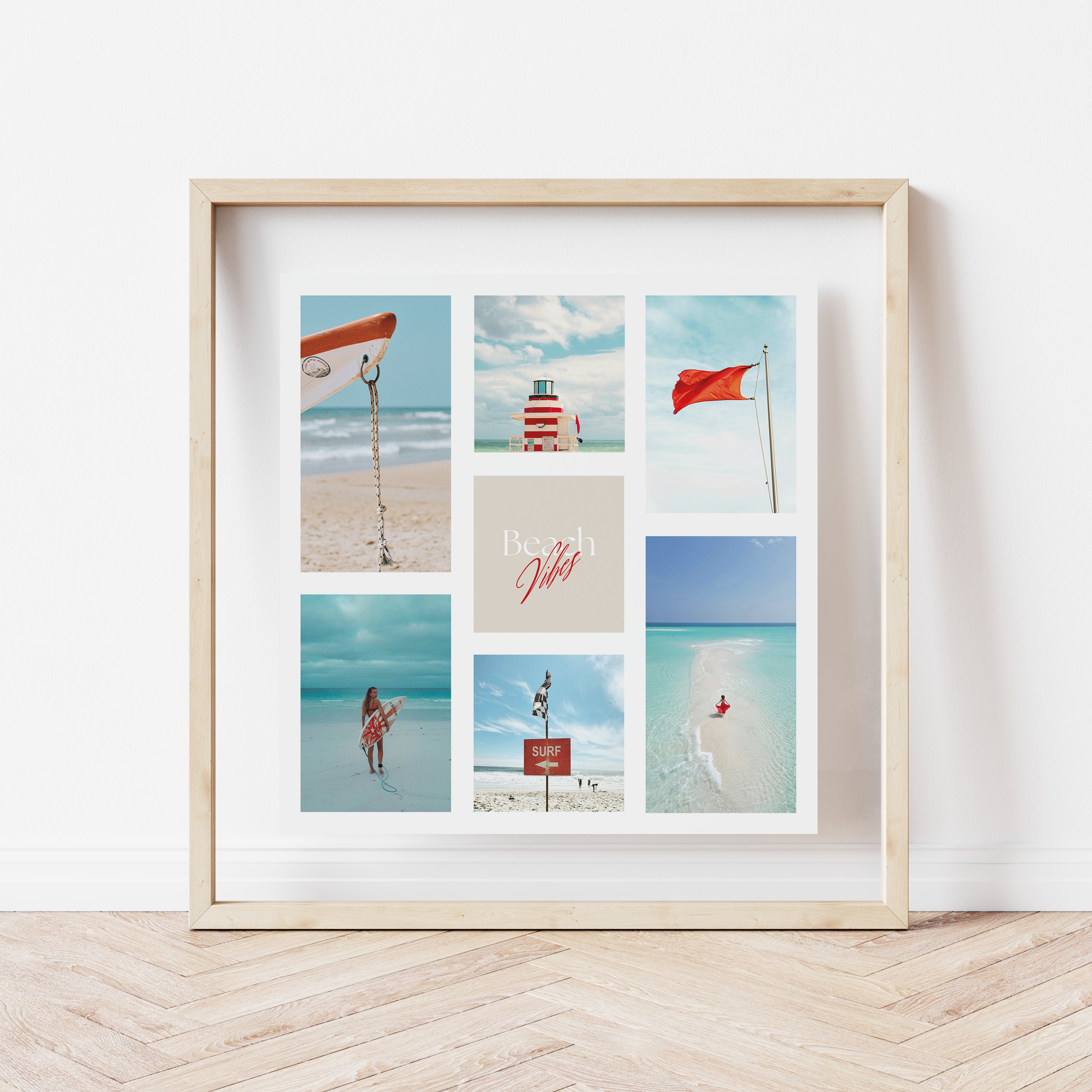 Póster digital Mar & Playa - Colección Beach Vibes N° 1