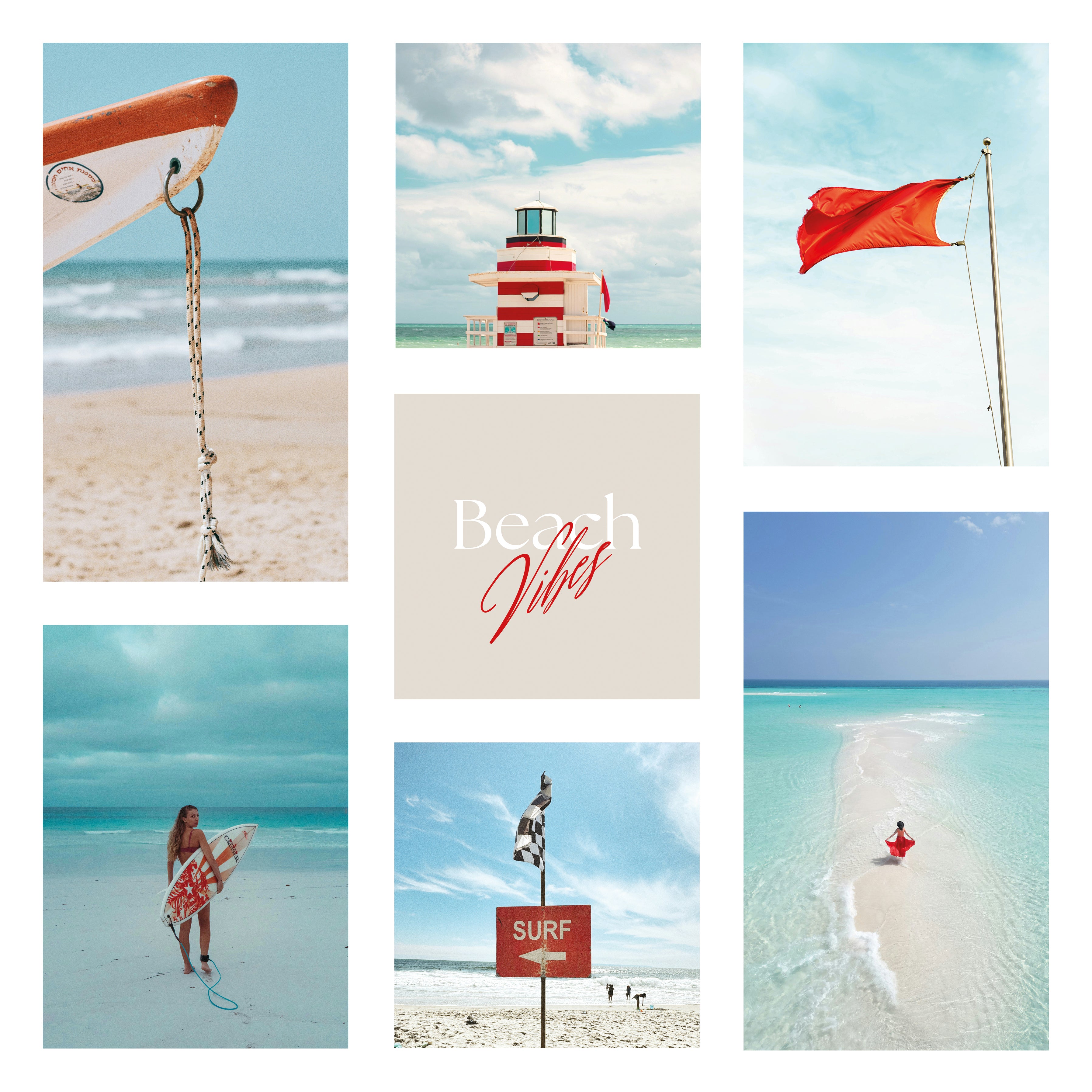 Póster digital Mar & Playa - Colección Beach Vibes N° 1