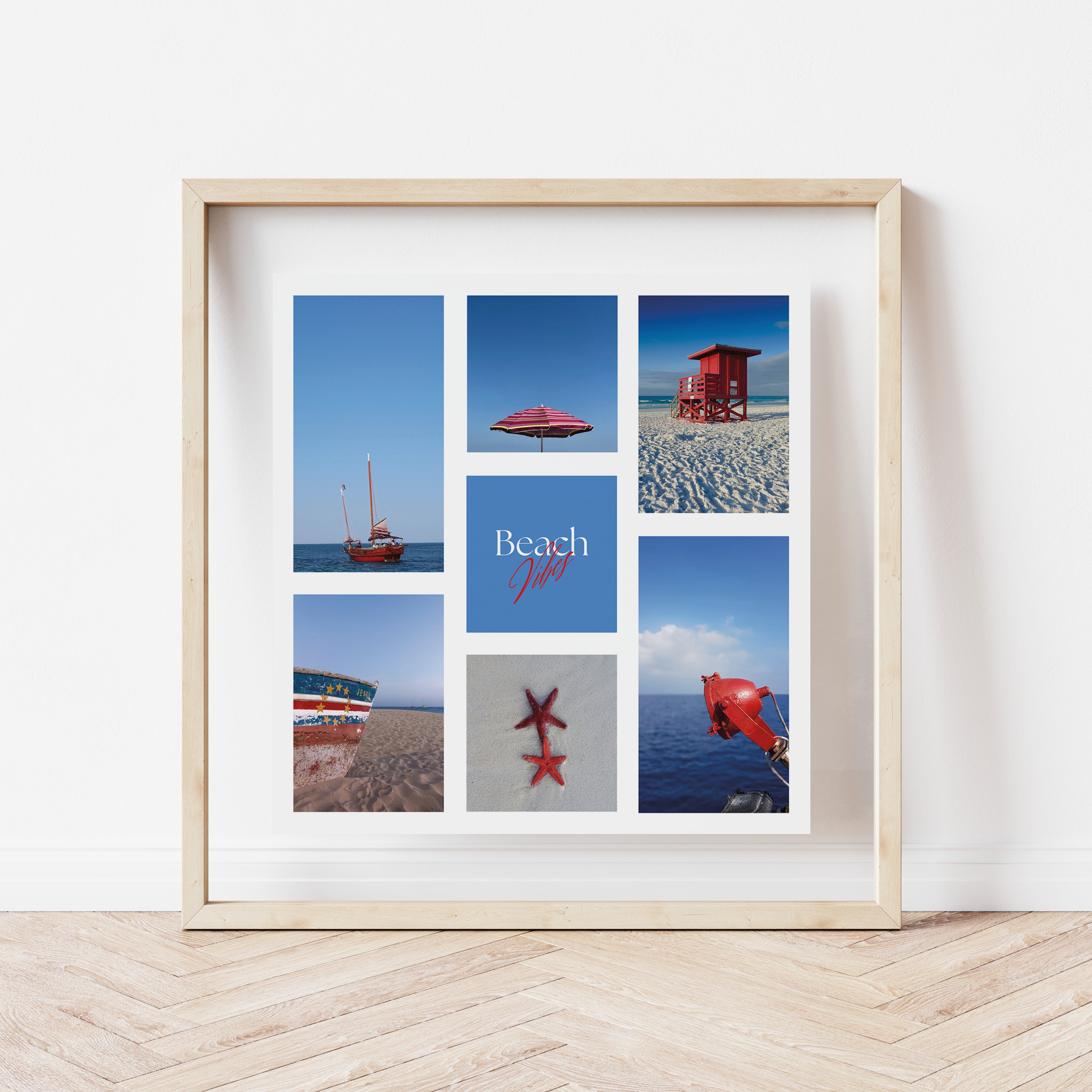 Póster digital Mar & Playa - Colección Beach Vibes N° 1