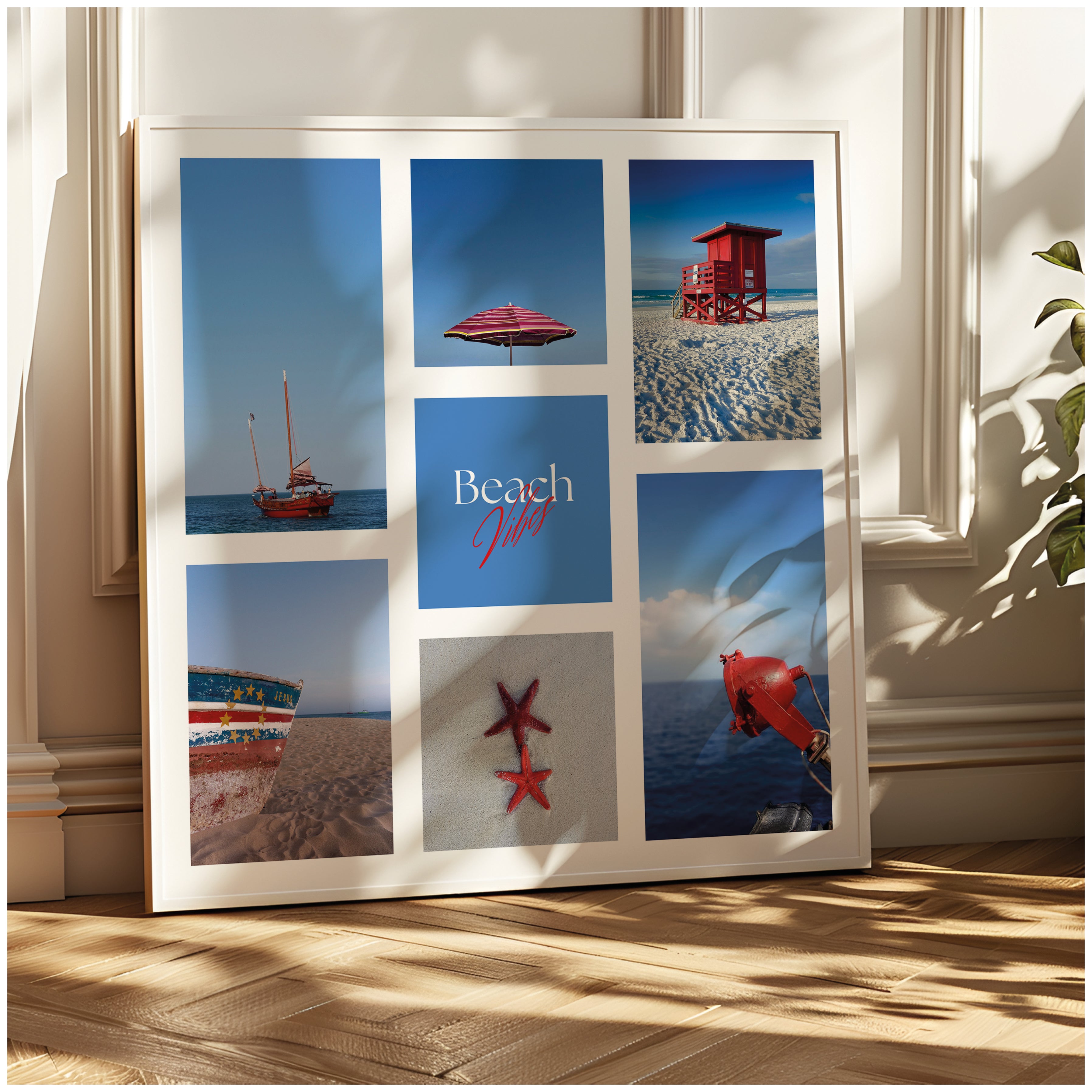 Póster digital Mar & Playa - Colección Beach Vibes N° 1