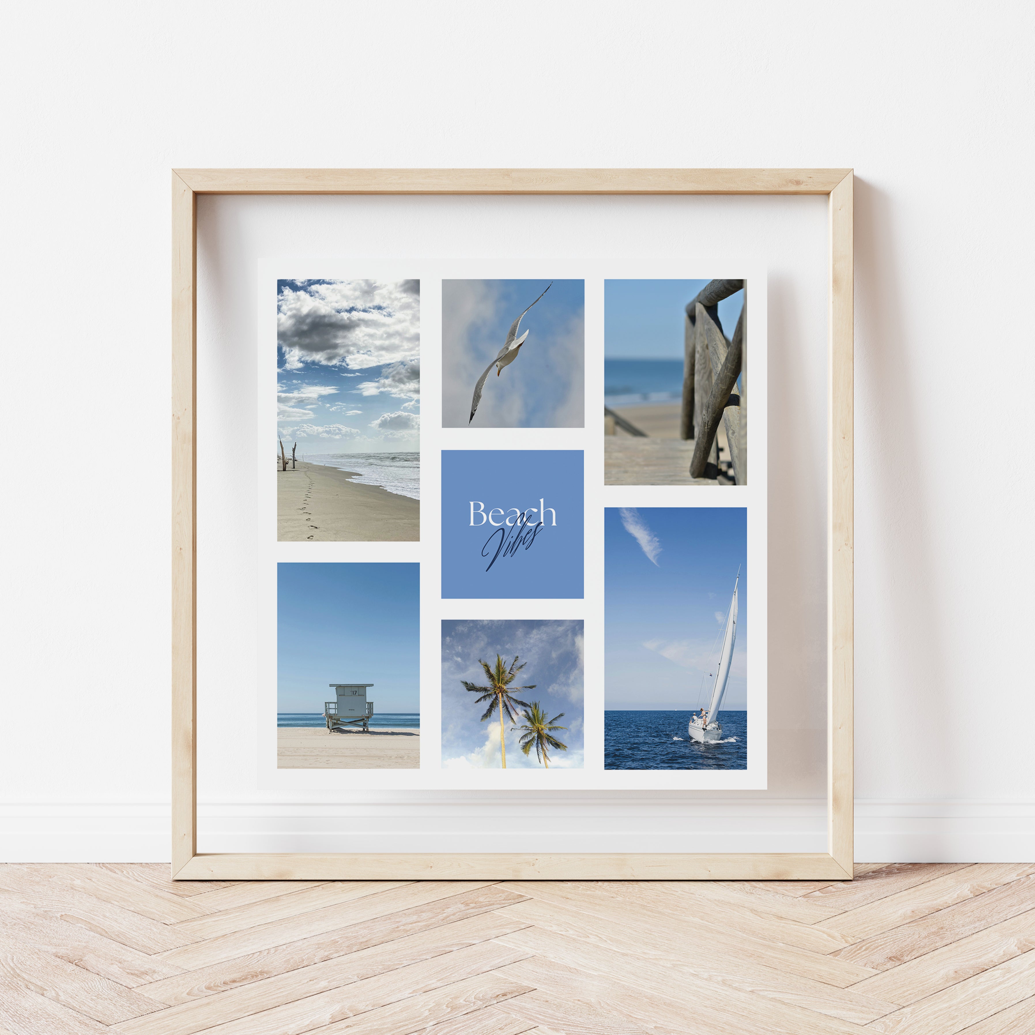 Póster digital Mar & Playa - Colección Beach Vibes N° 1