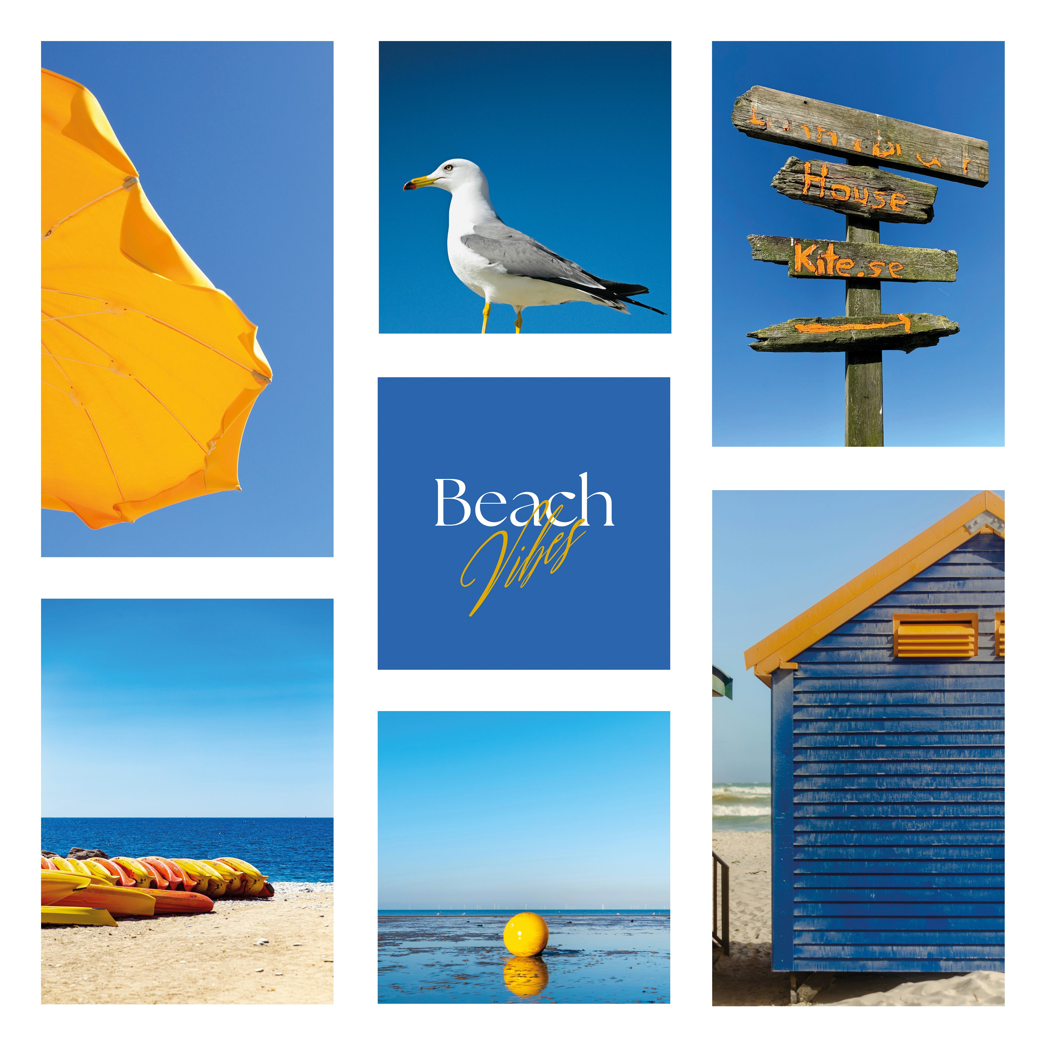 Póster digital Mar & Playa - Colección Beach Vibes N° 1