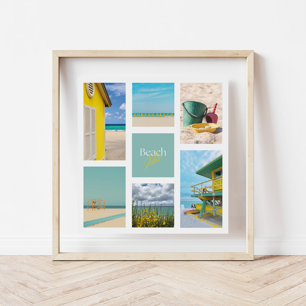 Póster digital Mar & Playa - Colección Beach Vibes N° 1