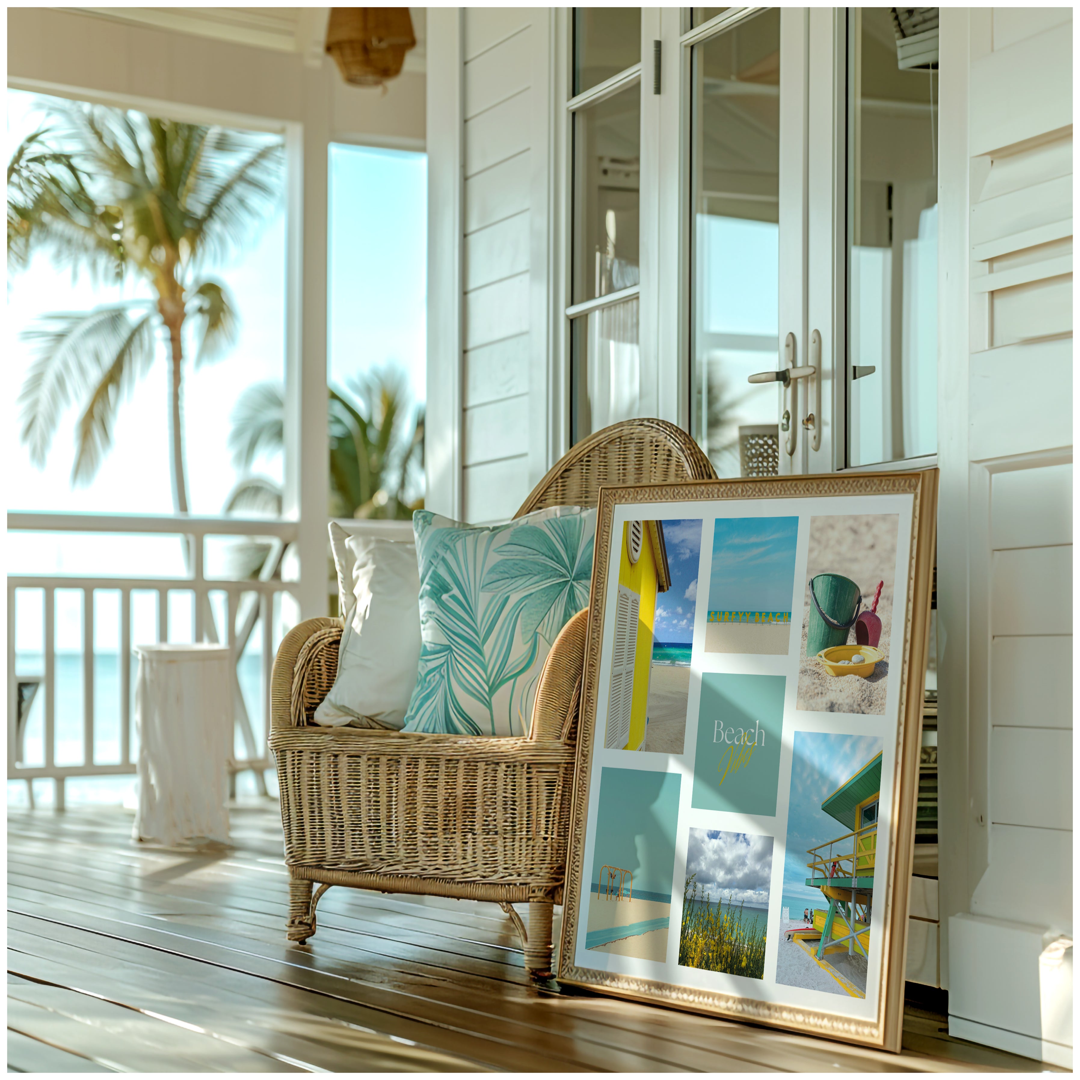 Póster digital Mar & Playa - Colección Beach Vibes N° 1