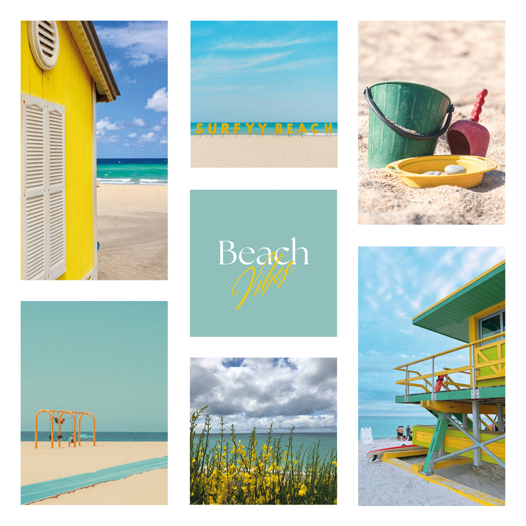 Póster digital Mar & Playa - Colección Beach Vibes N° 1
