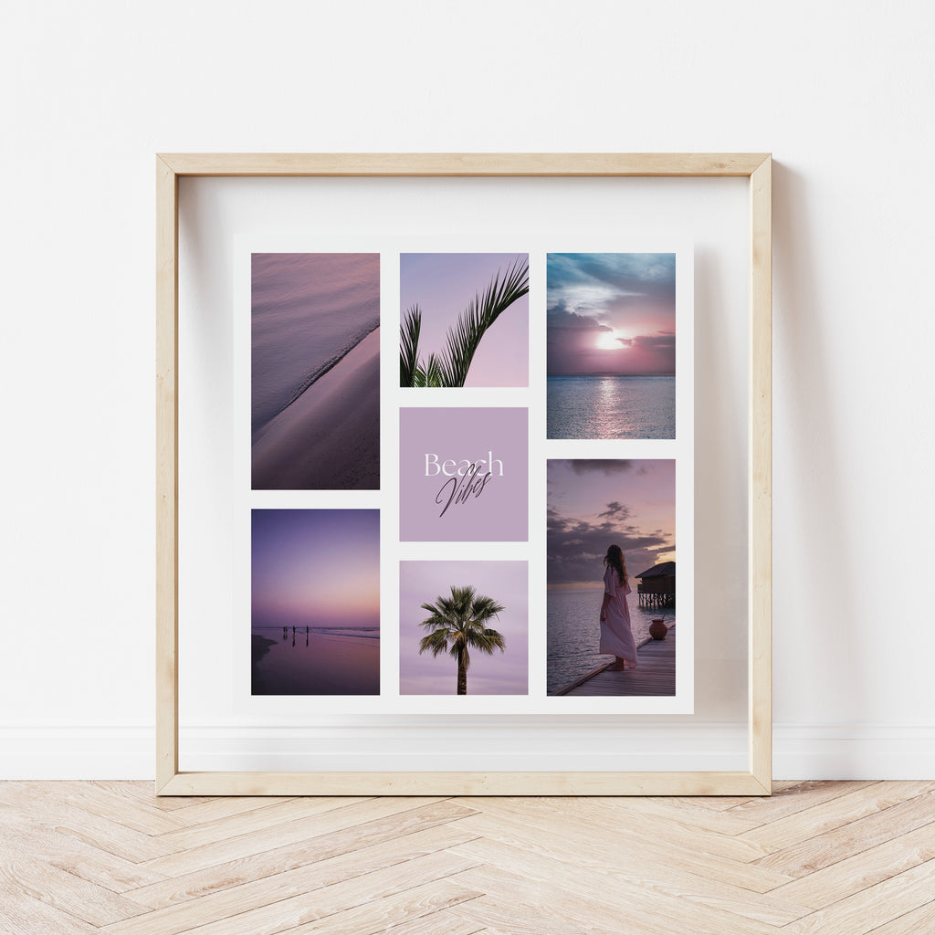 Póster digital Mar & Playa - Colección Beach Vibes N° 1