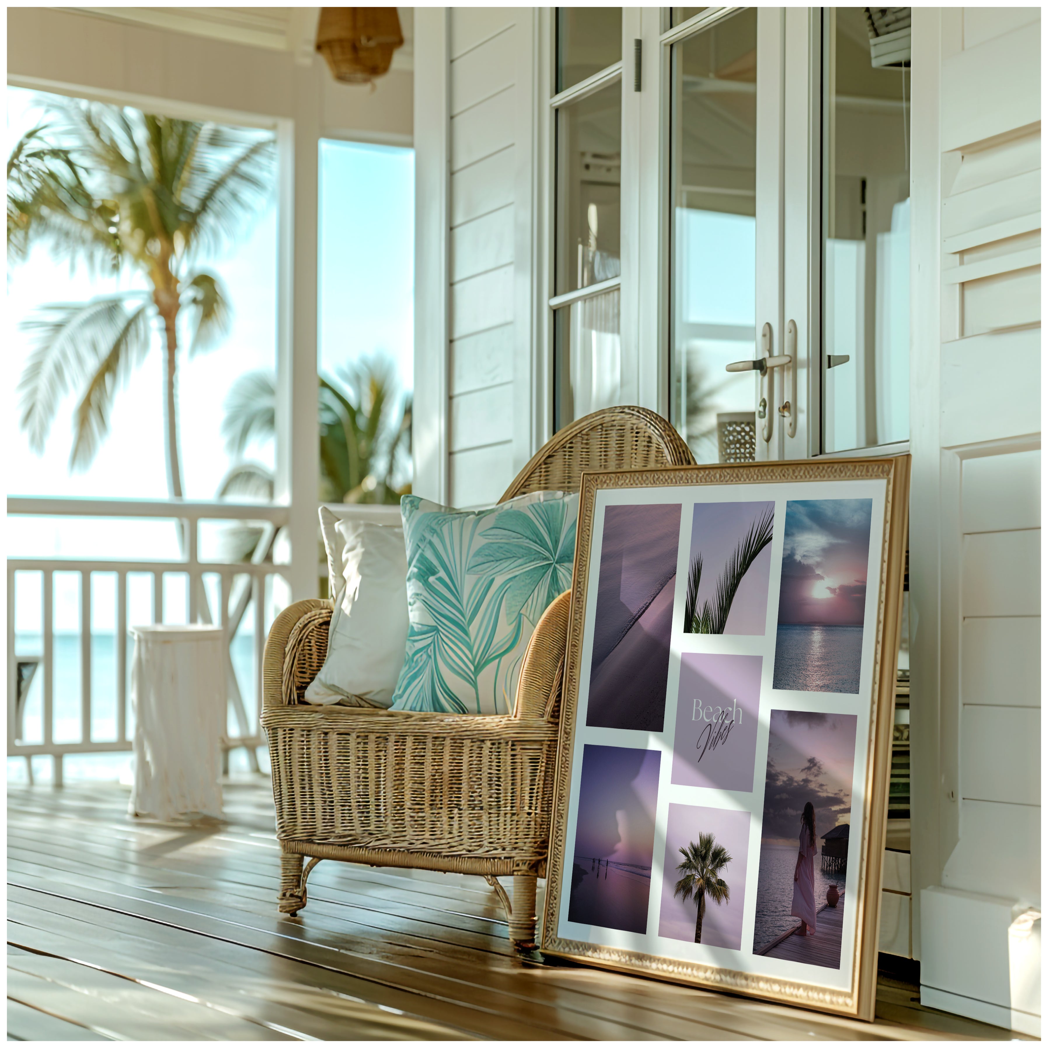 Póster digital Mar & Playa - Colección Beach Vibes N° 1