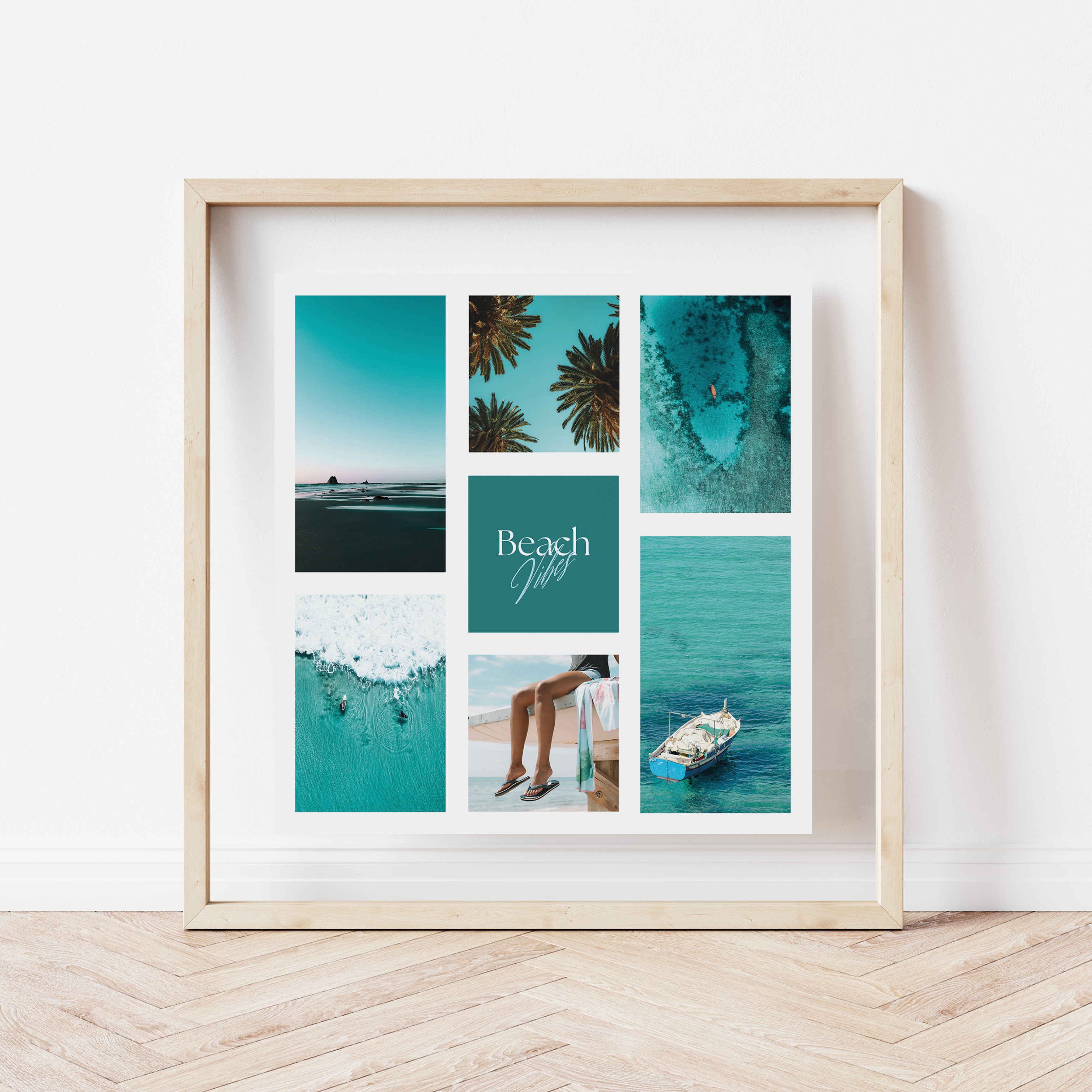 Póster digital Mar & Playa - Colección Beach Vibes N° 1