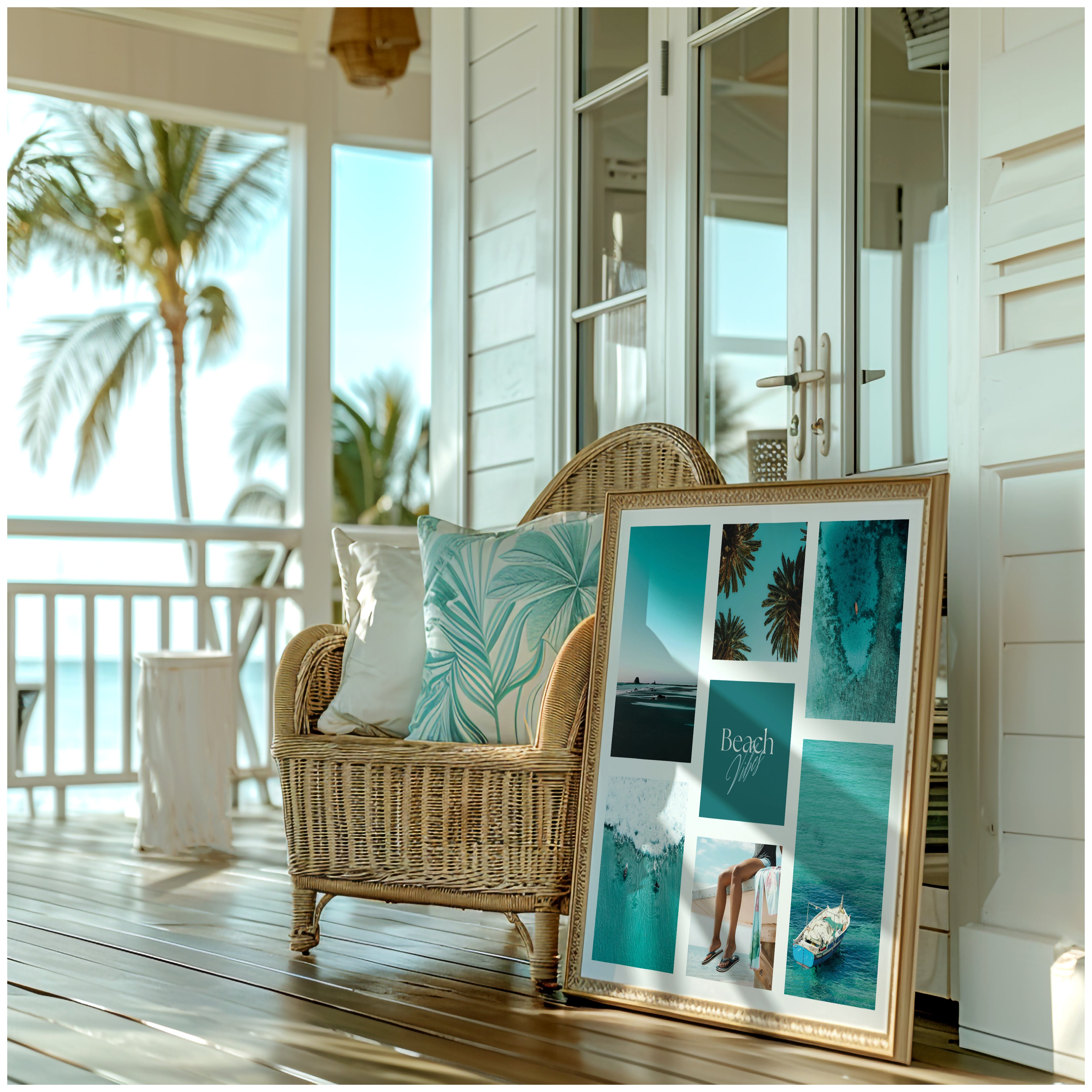 Póster digital Mar & Playa - Colección Beach Vibes N° 1