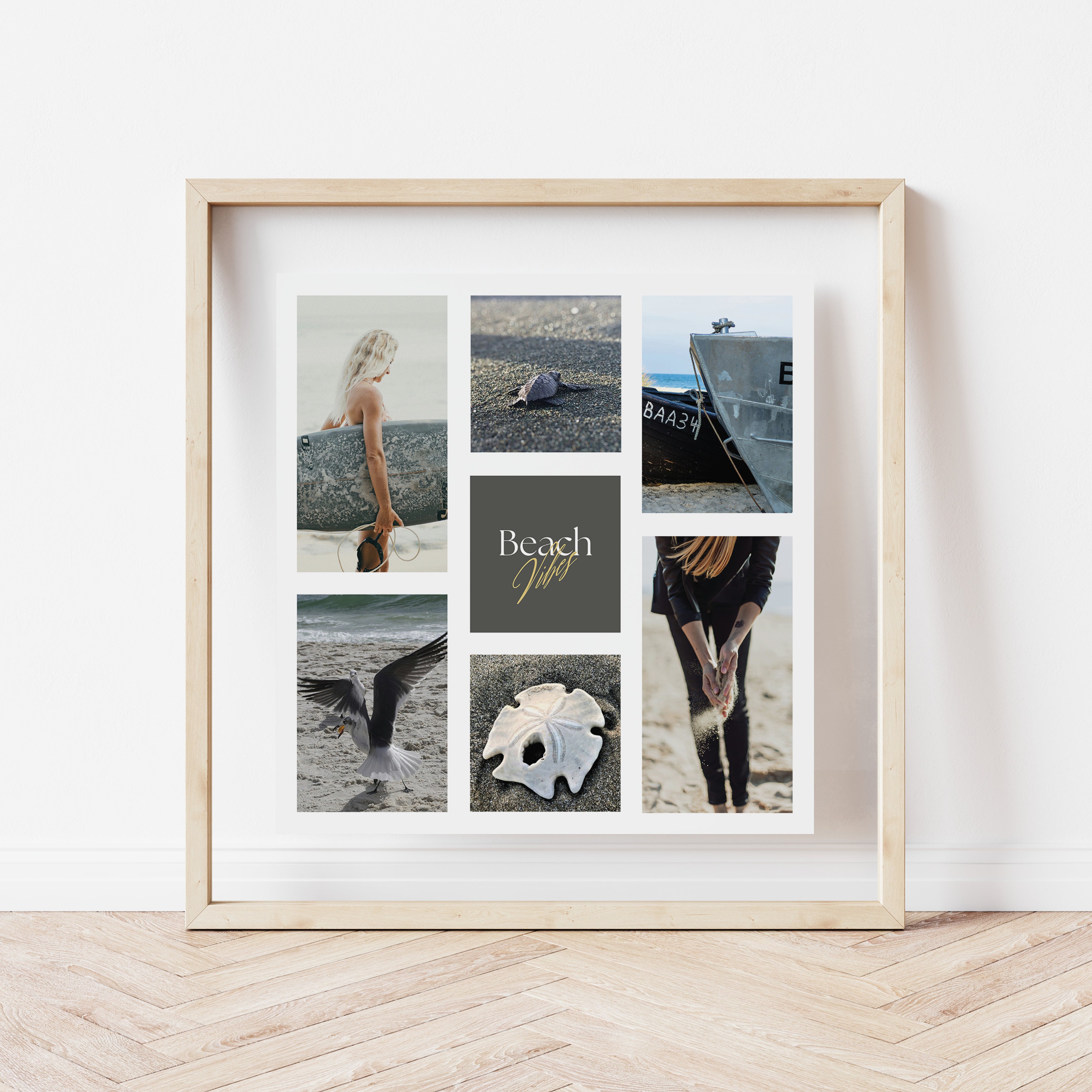 Póster digital Mar & Playa - Colección Beach Vibes N° 1