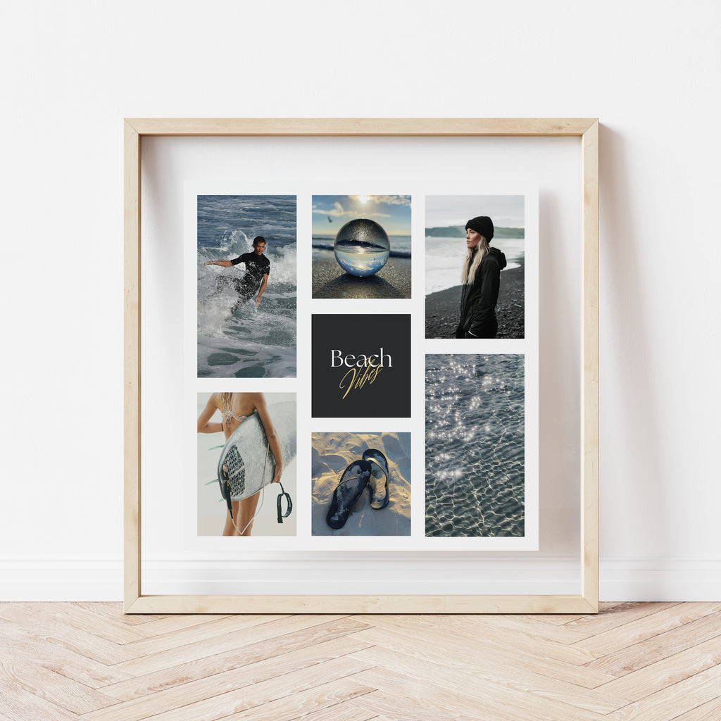 Póster digital Mar & Playa - Colección Beach Vibes N° 1