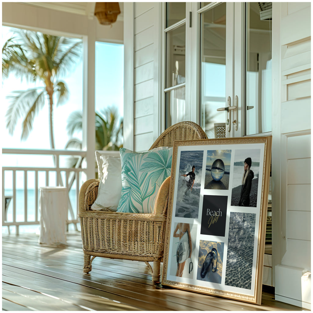 Póster digital Mar & Playa - Colección Beach Vibes N° 1