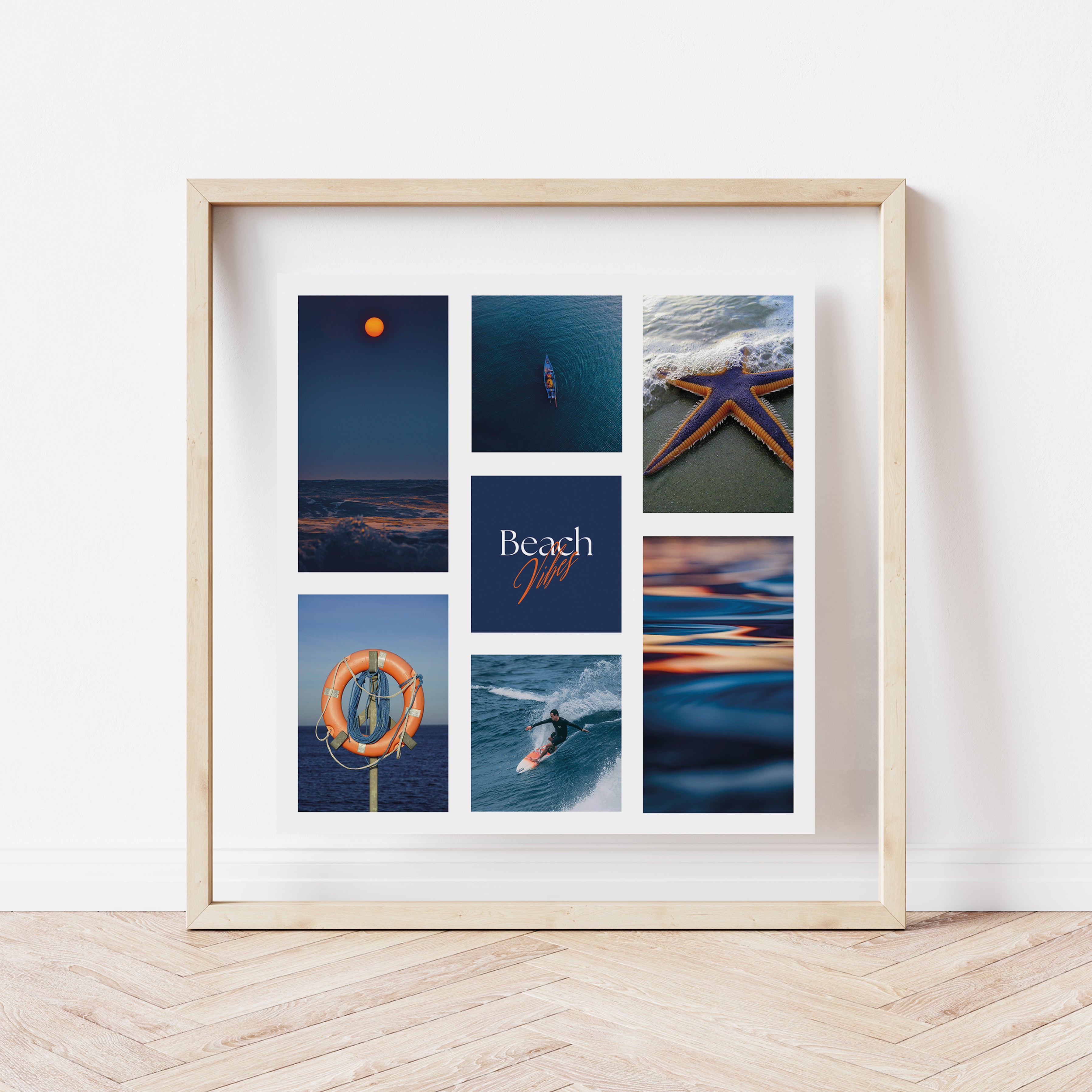 Póster digital Mar & Playa - Colección Beach Vibes N° 1