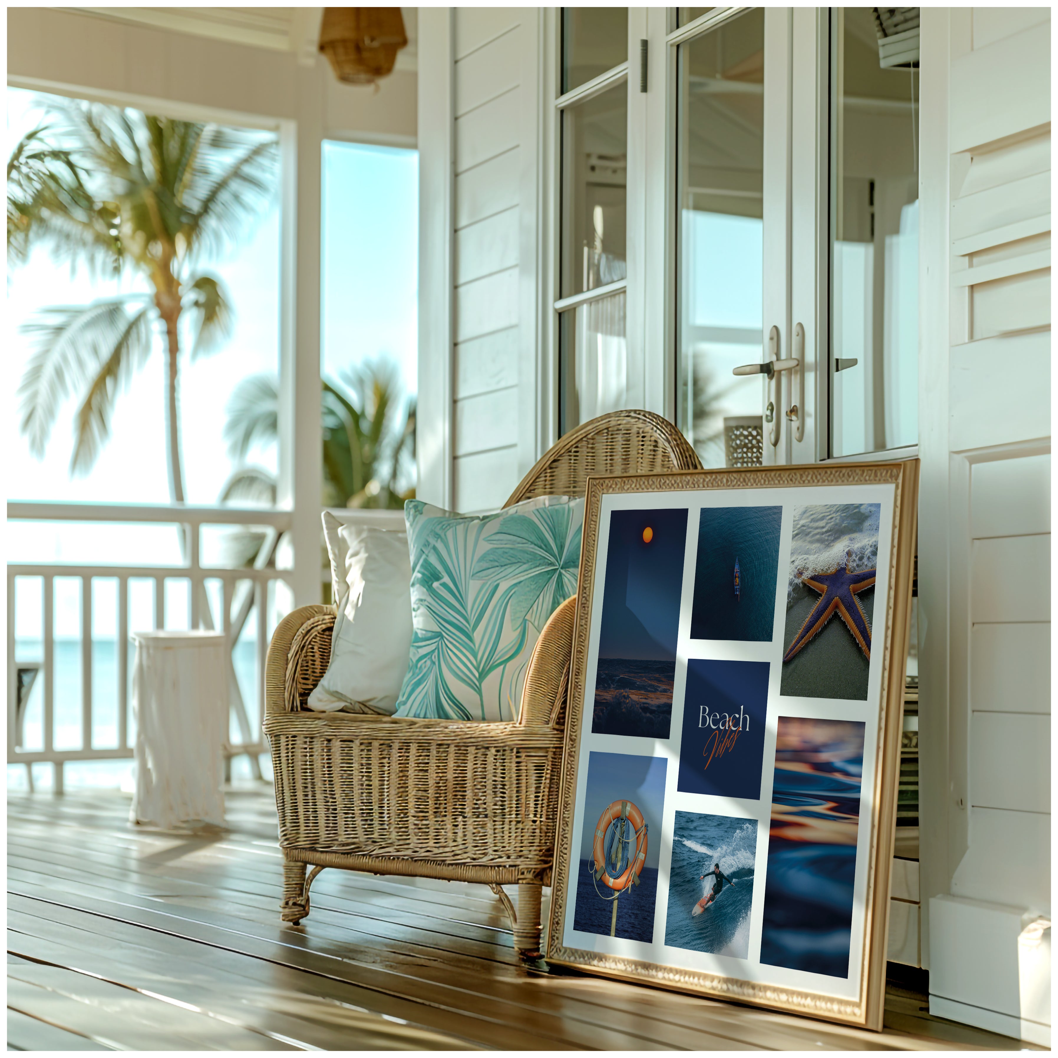 Affiche digitale Mer & Plage - Collection Beach Vibes N° 43