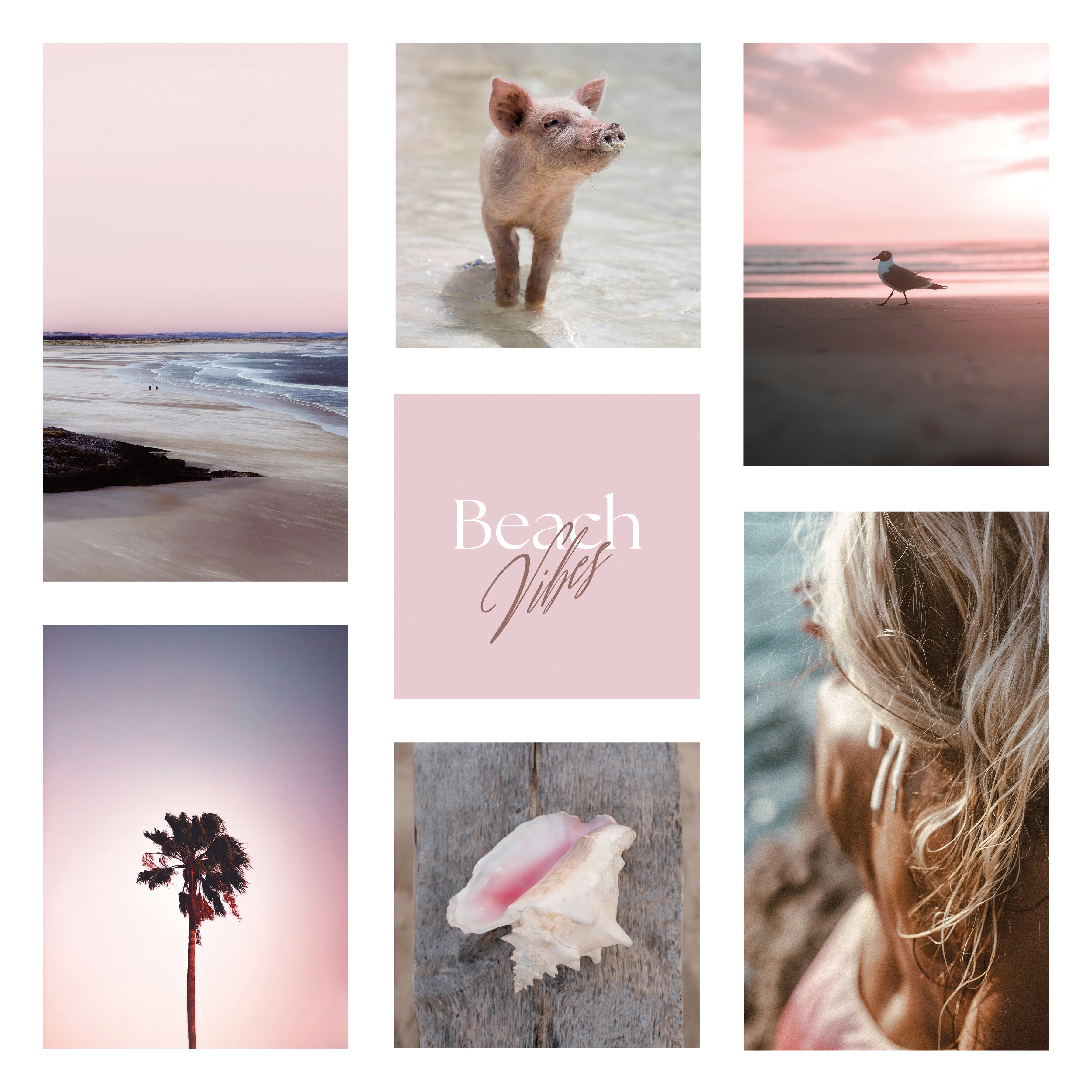 Póster digital Mar & Playa - Colección Beach Vibes N° 1
