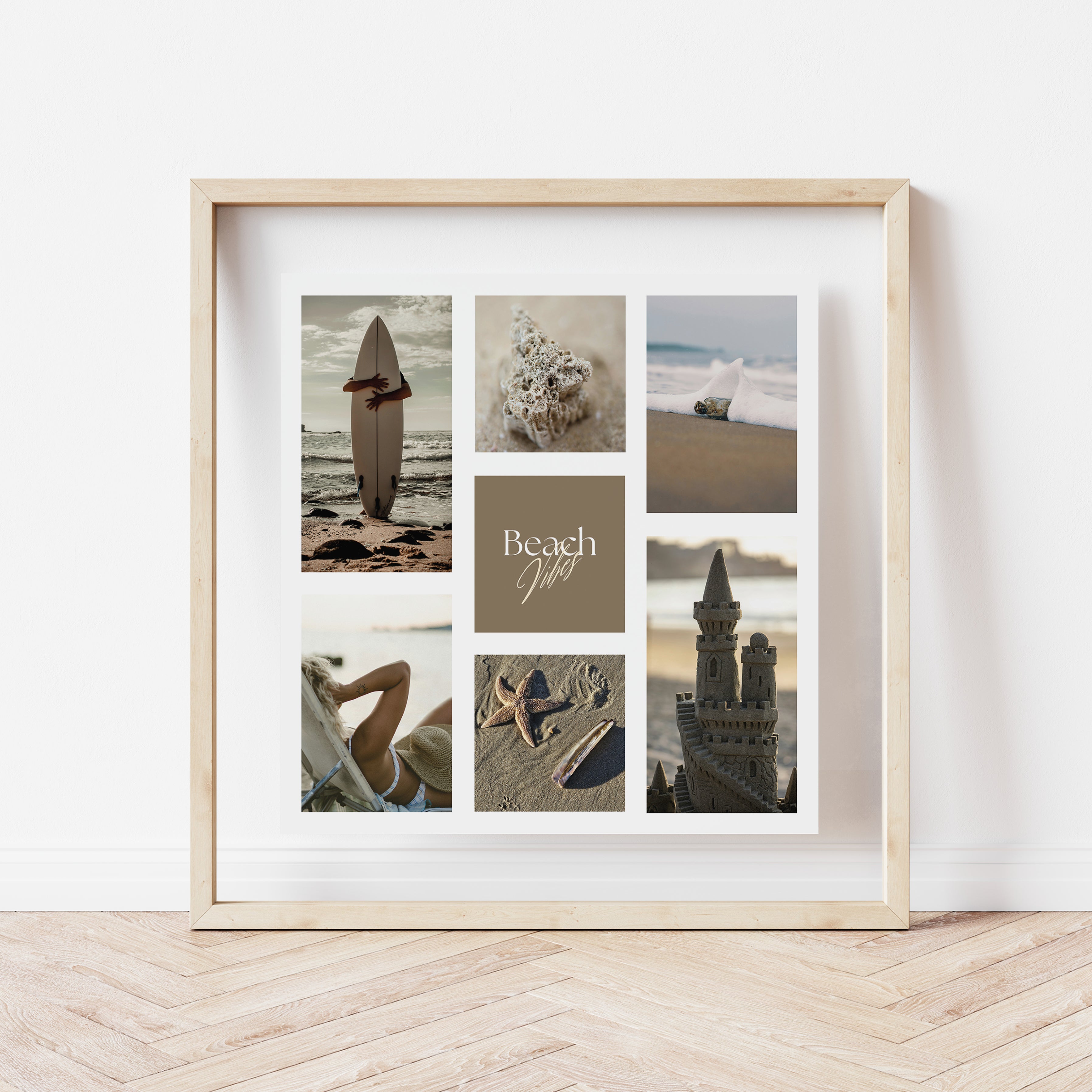 Póster digital Mar & Playa - Colección Beach Vibes N° 1