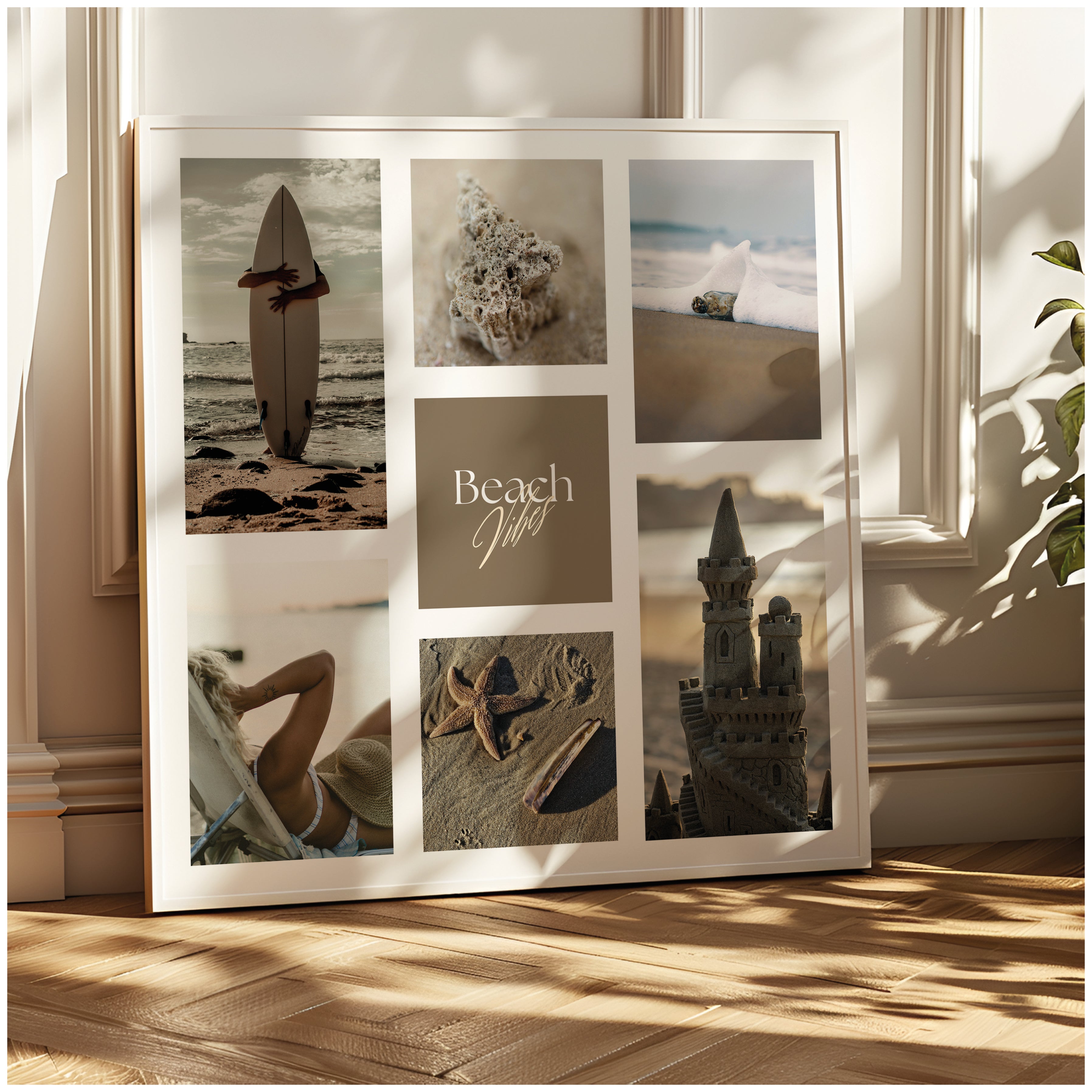 Póster digital Mar & Playa - Colección Beach Vibes N° 1