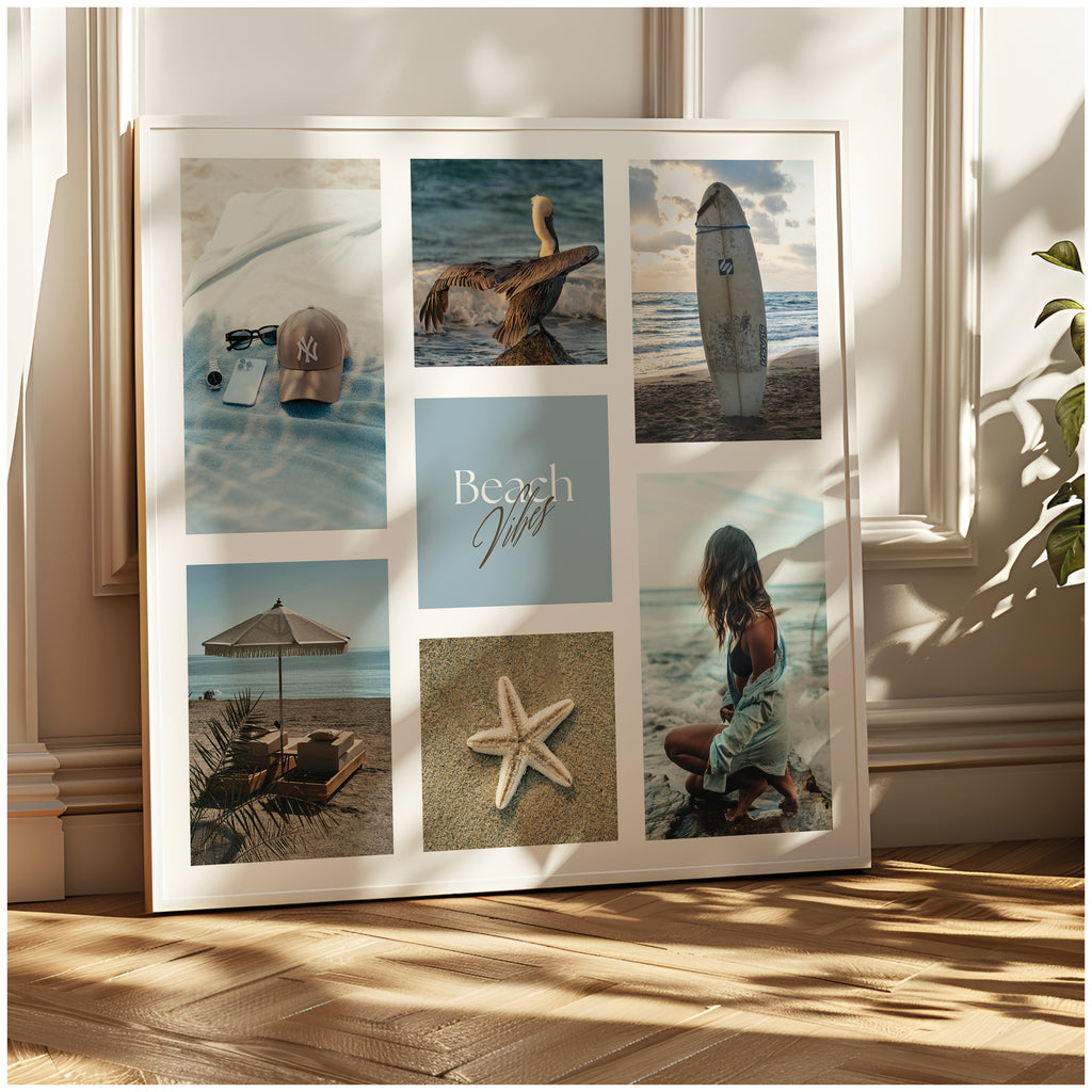 Póster digital Mar & Playa - Colección Beach Vibes N° 1