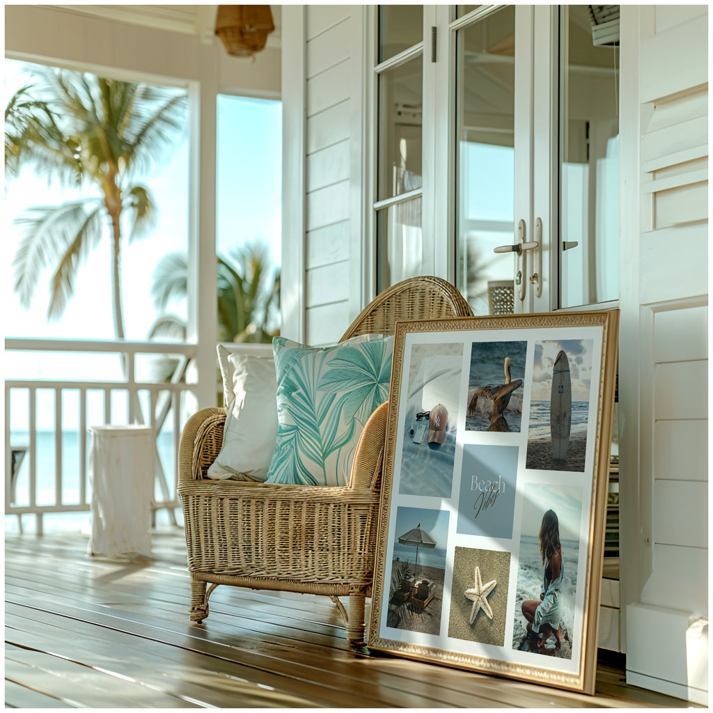 Póster digital Mar & Playa - Colección Beach Vibes N° 1