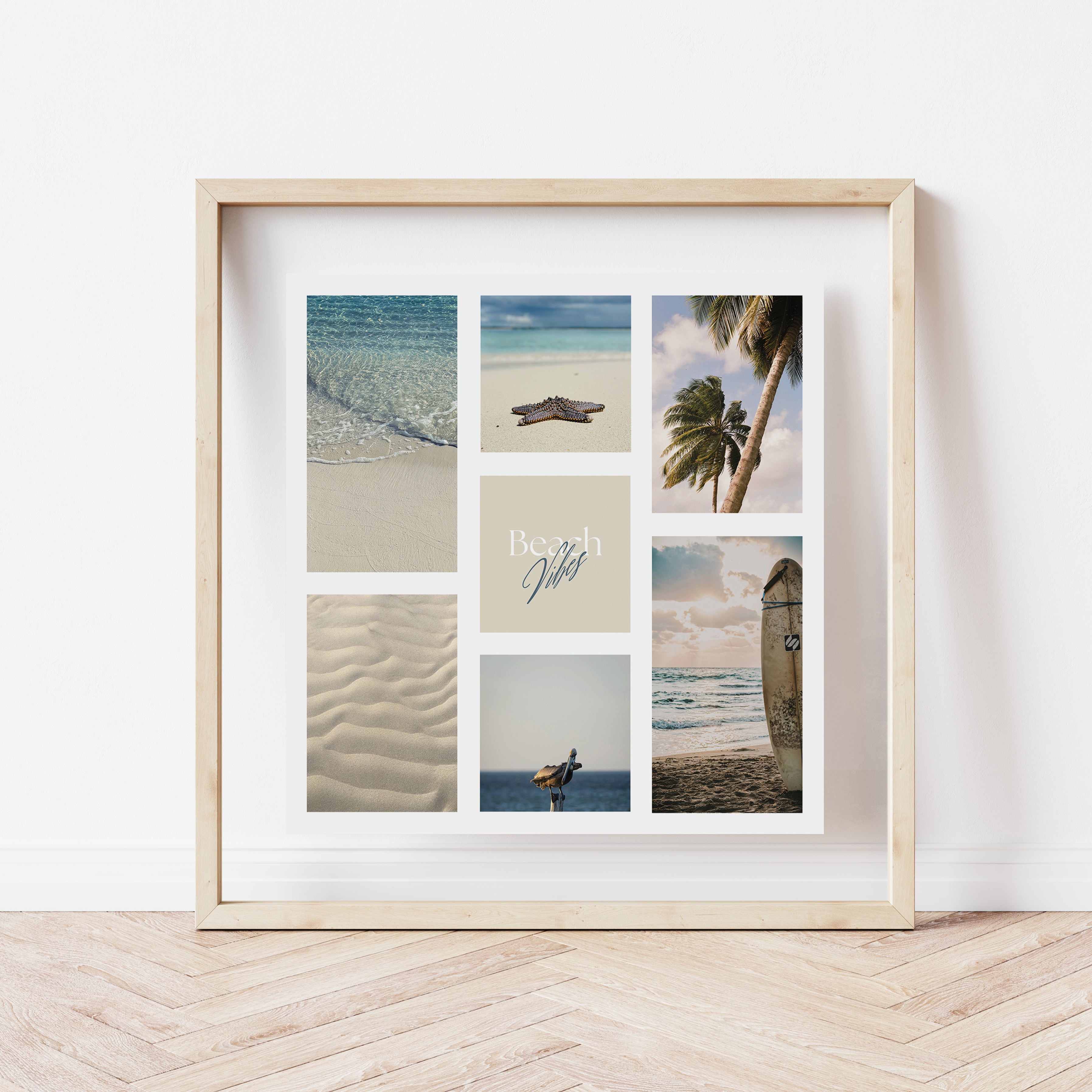 Póster digital Mar & Playa - Colección Beach Vibes N° 1