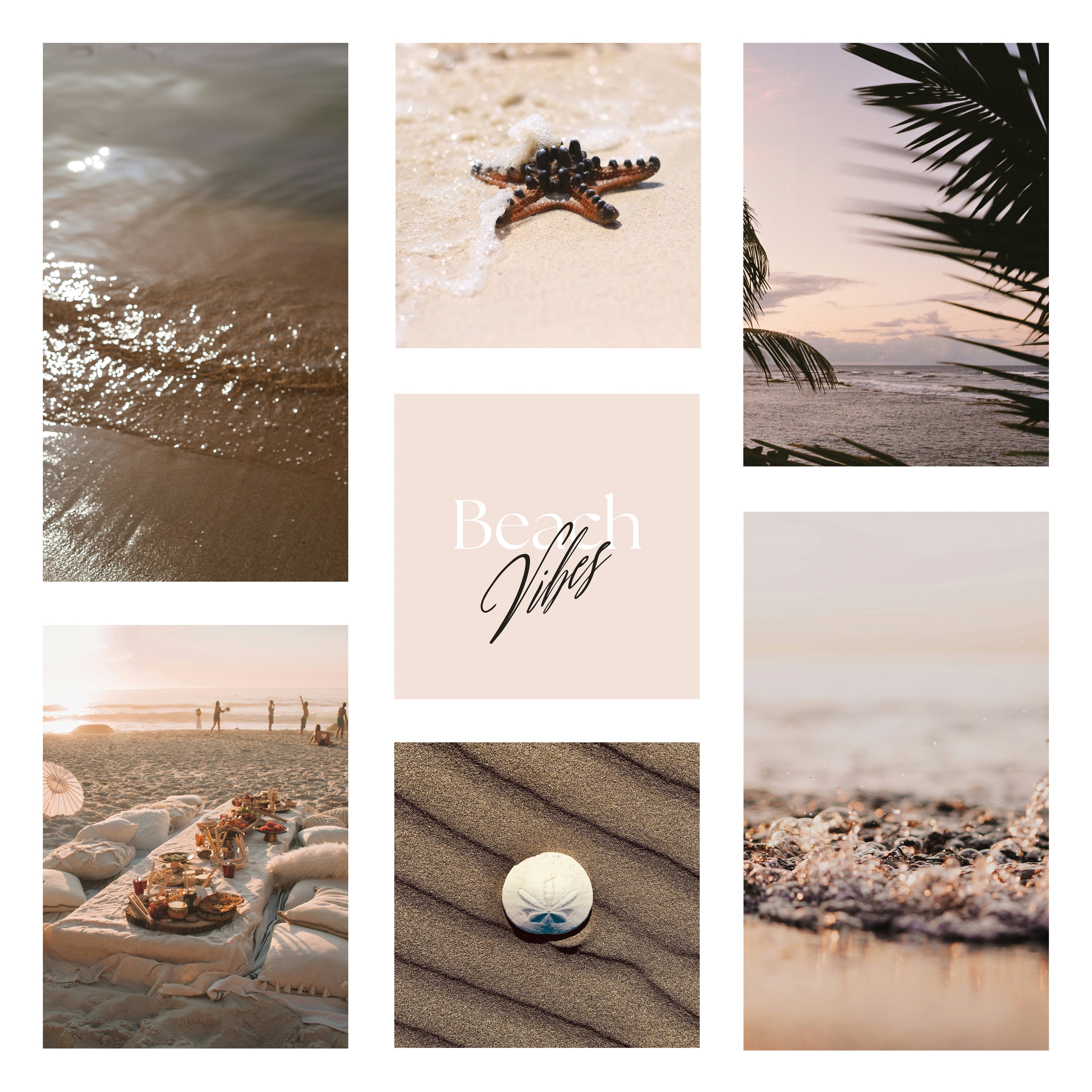 Póster digital Mar & Playa - Colección Beach Vibes N° 1