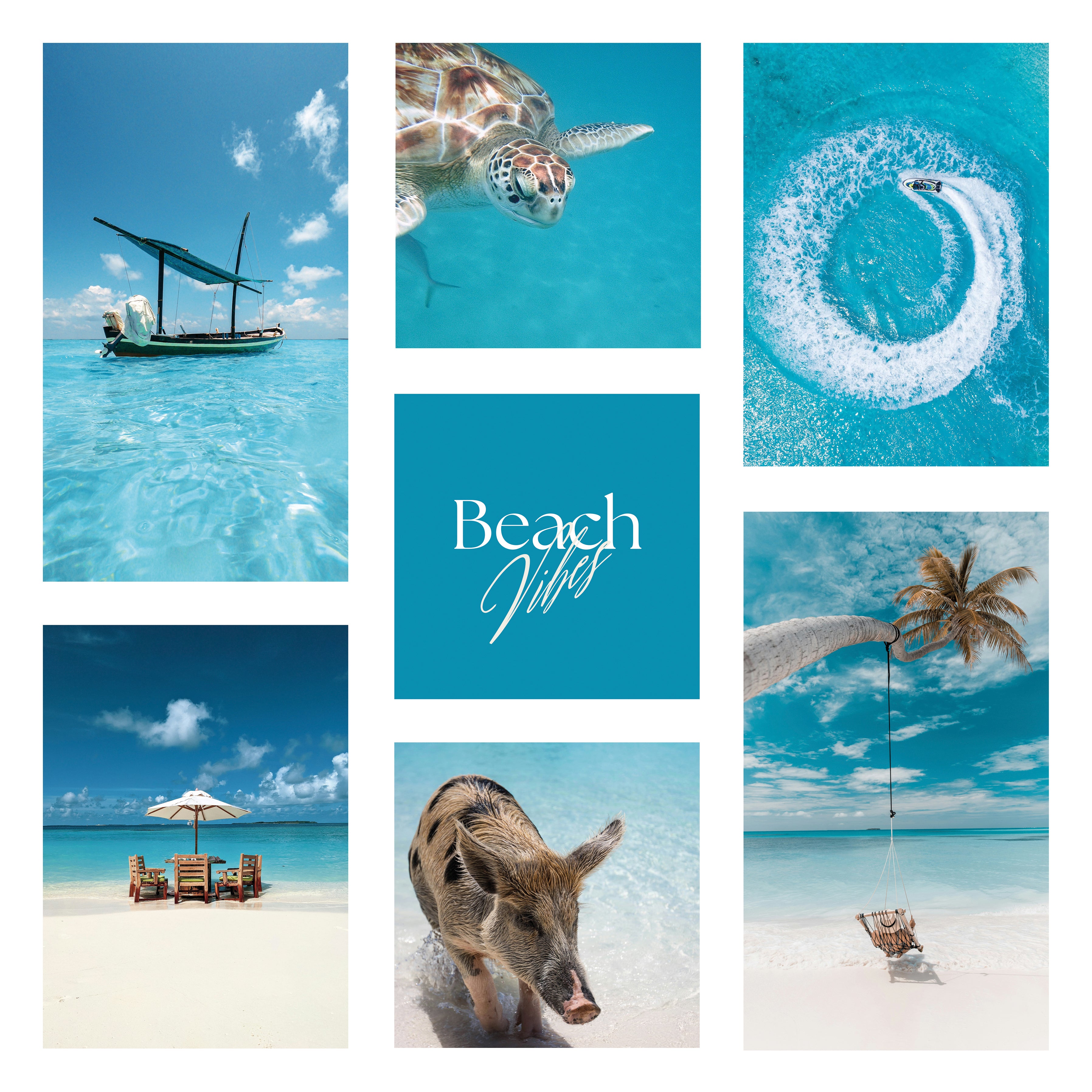 Affiche digitale Mer & Plage - Collection Beach Vibes N° 49