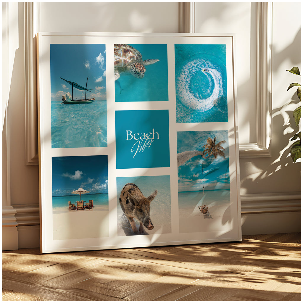 Affiche digitale Mer & Plage - Collection Beach Vibes N° 49