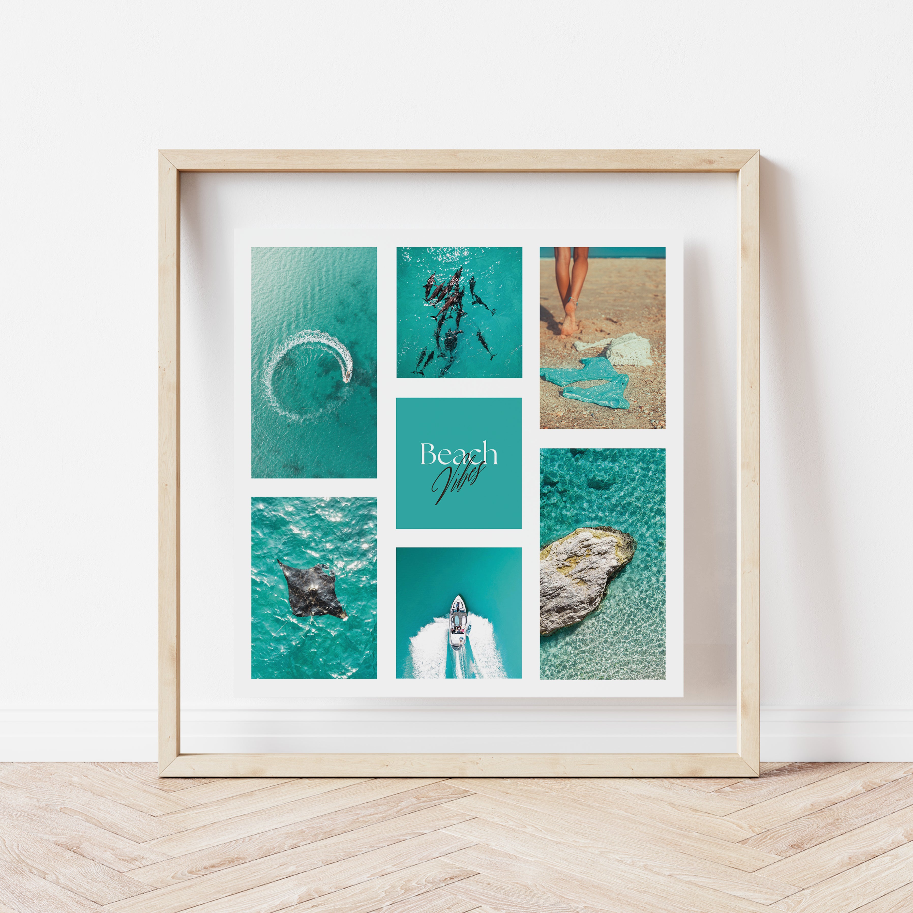 Póster digital Mar & Playa - Colección Beach Vibes N° 1