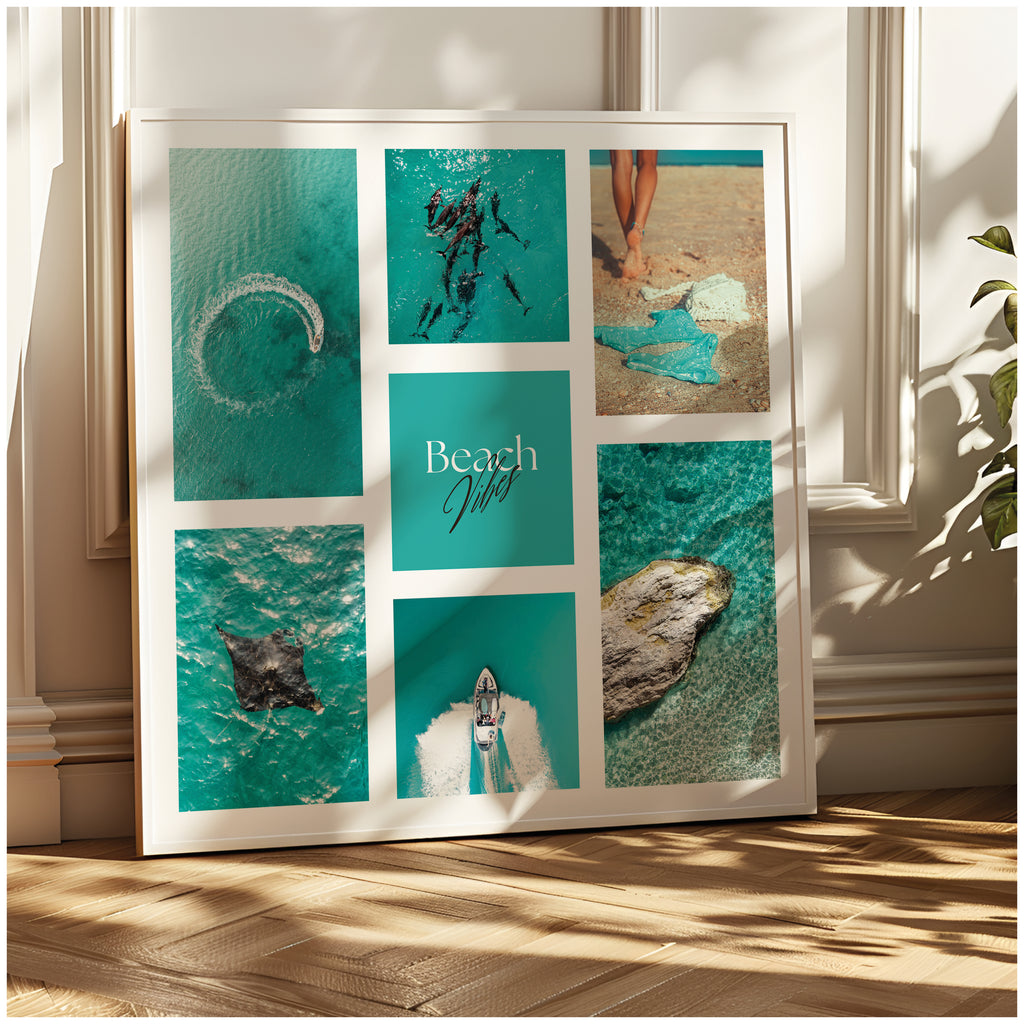 Póster digital Mar & Playa - Colección Beach Vibes N° 1