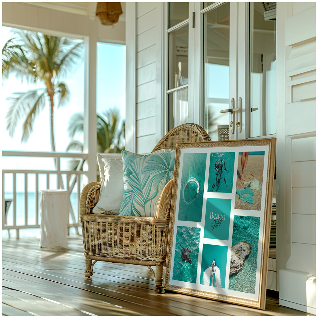 Póster digital Mar & Playa - Colección Beach Vibes N° 1