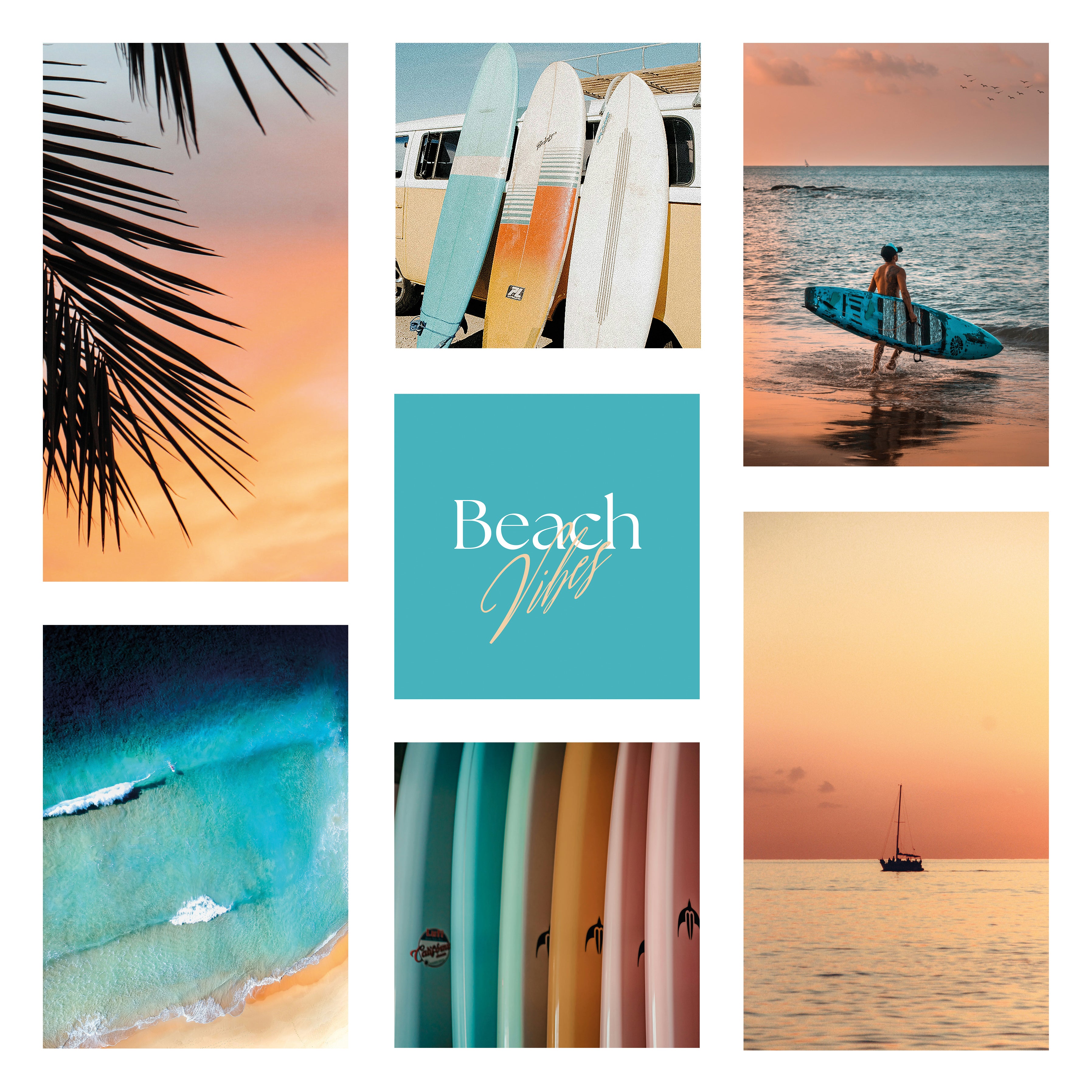 Affiche digitale Mer & Plage - Collection Beach Vibes N° 51