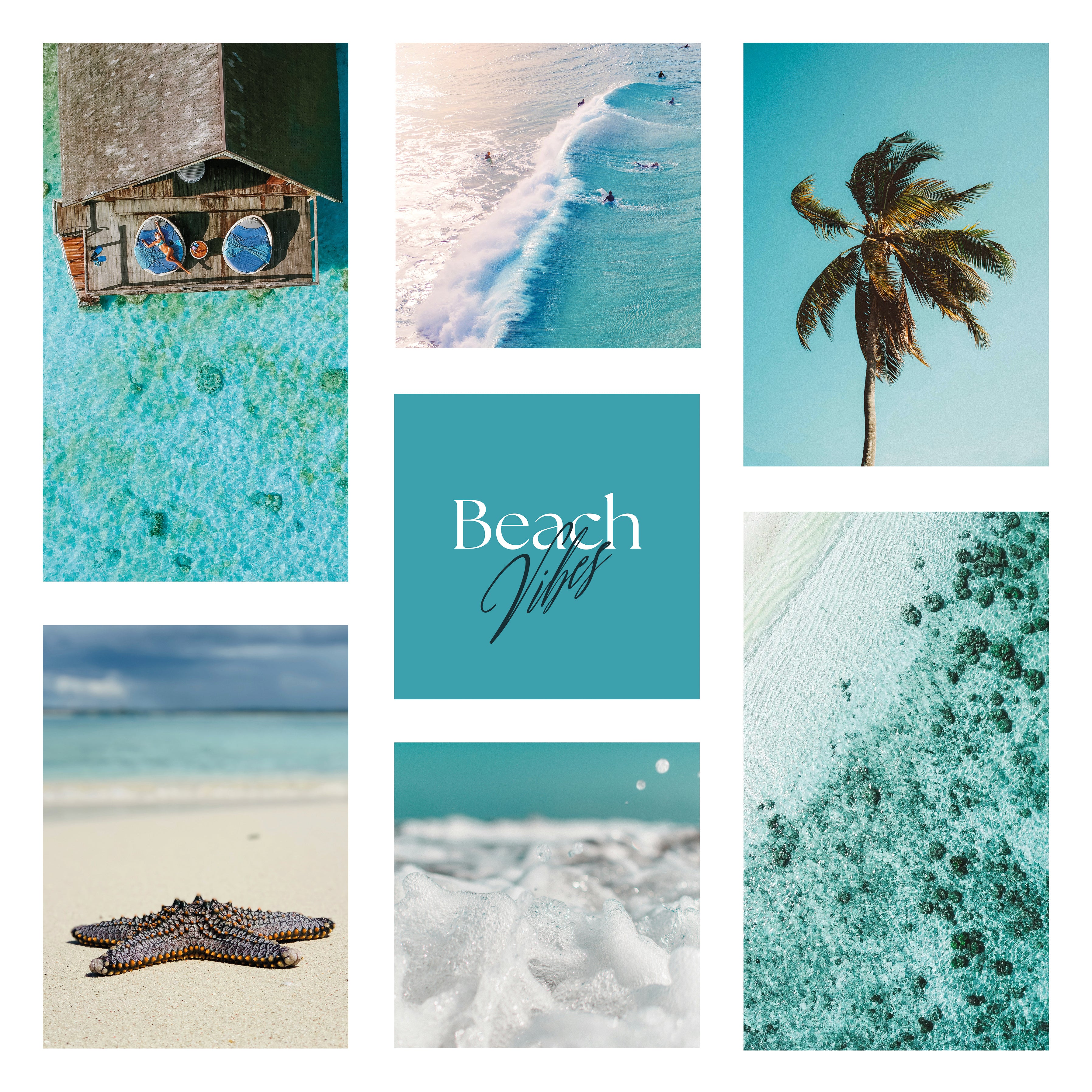 Affiche digitale Mer & Plage - Collection Beach Vibes N° 52