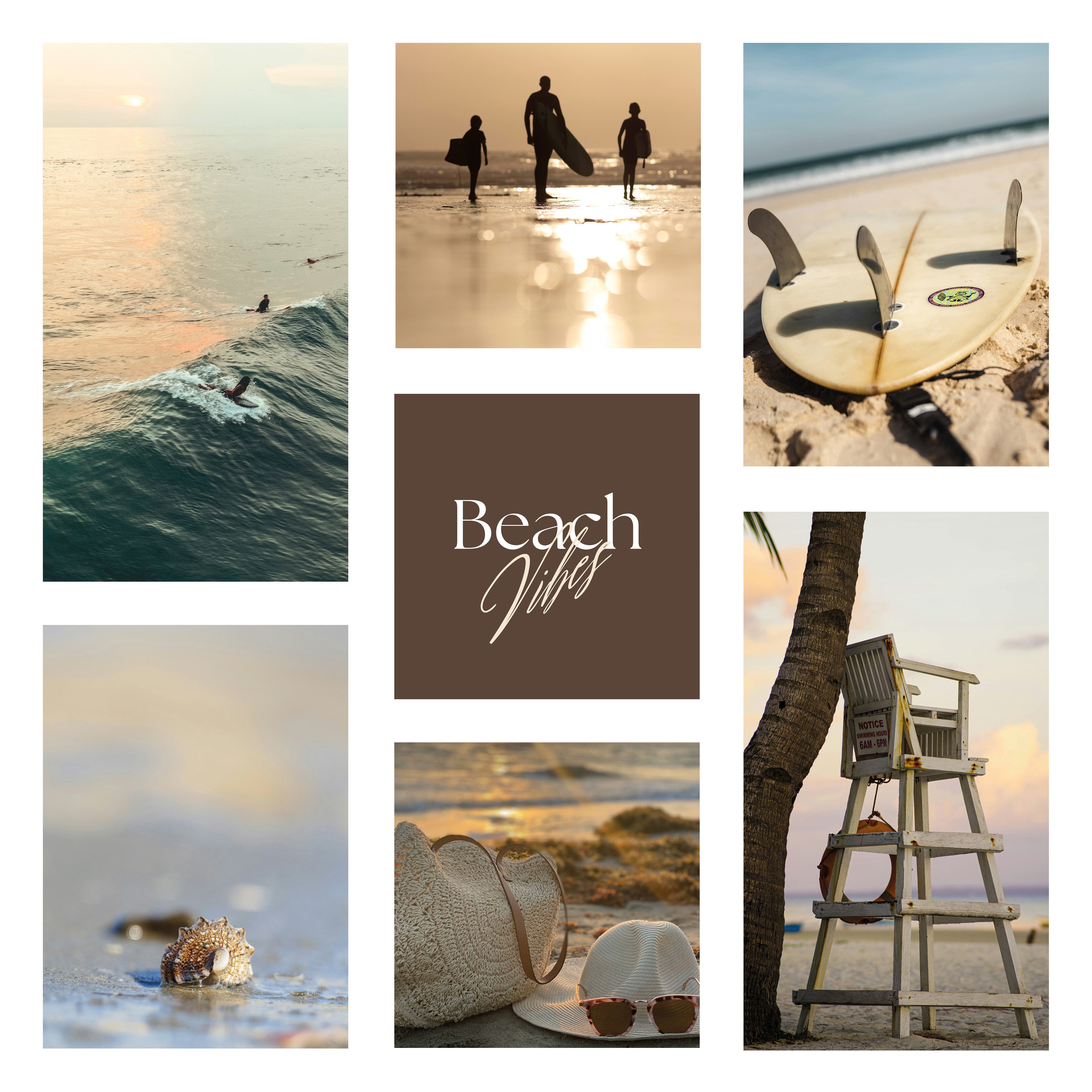 Affiche digitale Mer & Plage - Collection Beach Vibes N° 05